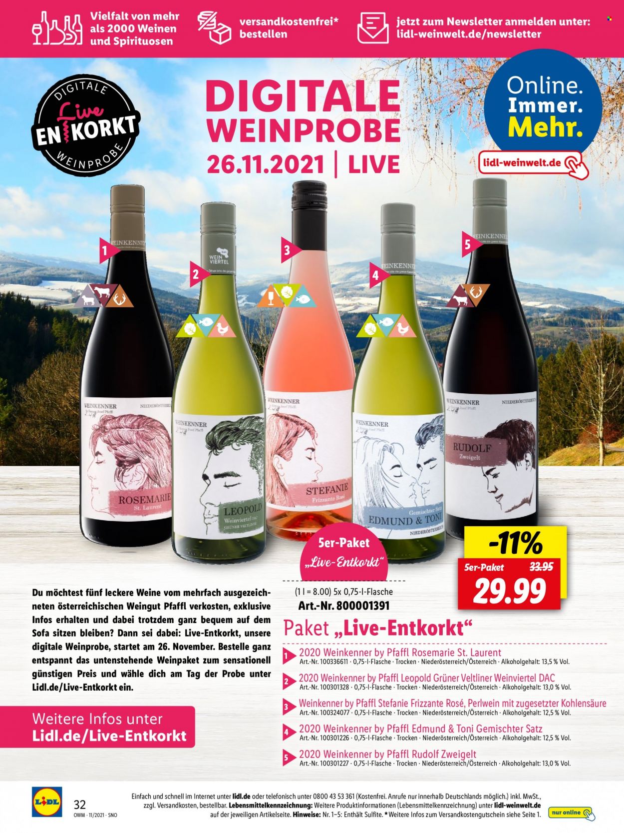 Lidl Prospekte  - 29.10.2021 - 30.11.2021. Seite 32