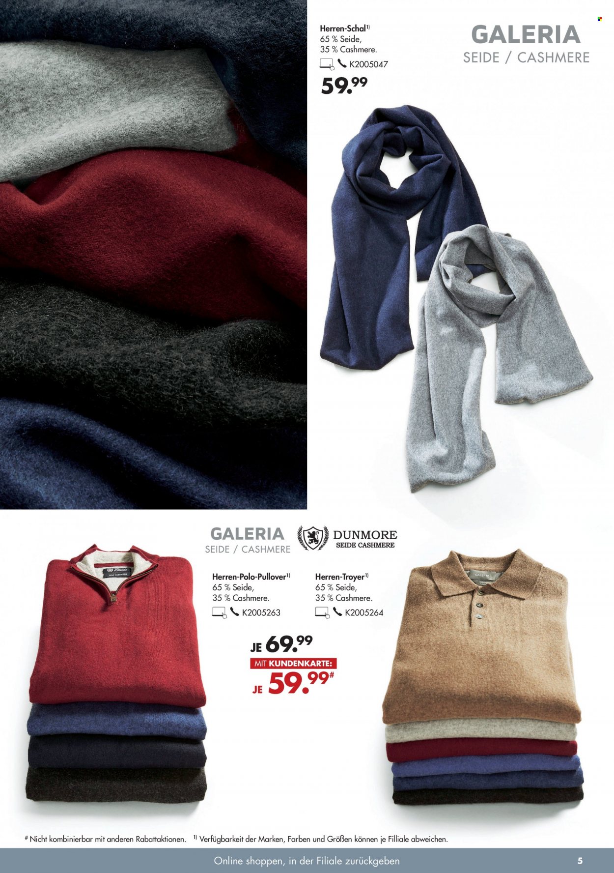 GALERIA Karstadt Kaufhof Prospekte  - 3.11.2021 - 9.11.2021. Seite 5