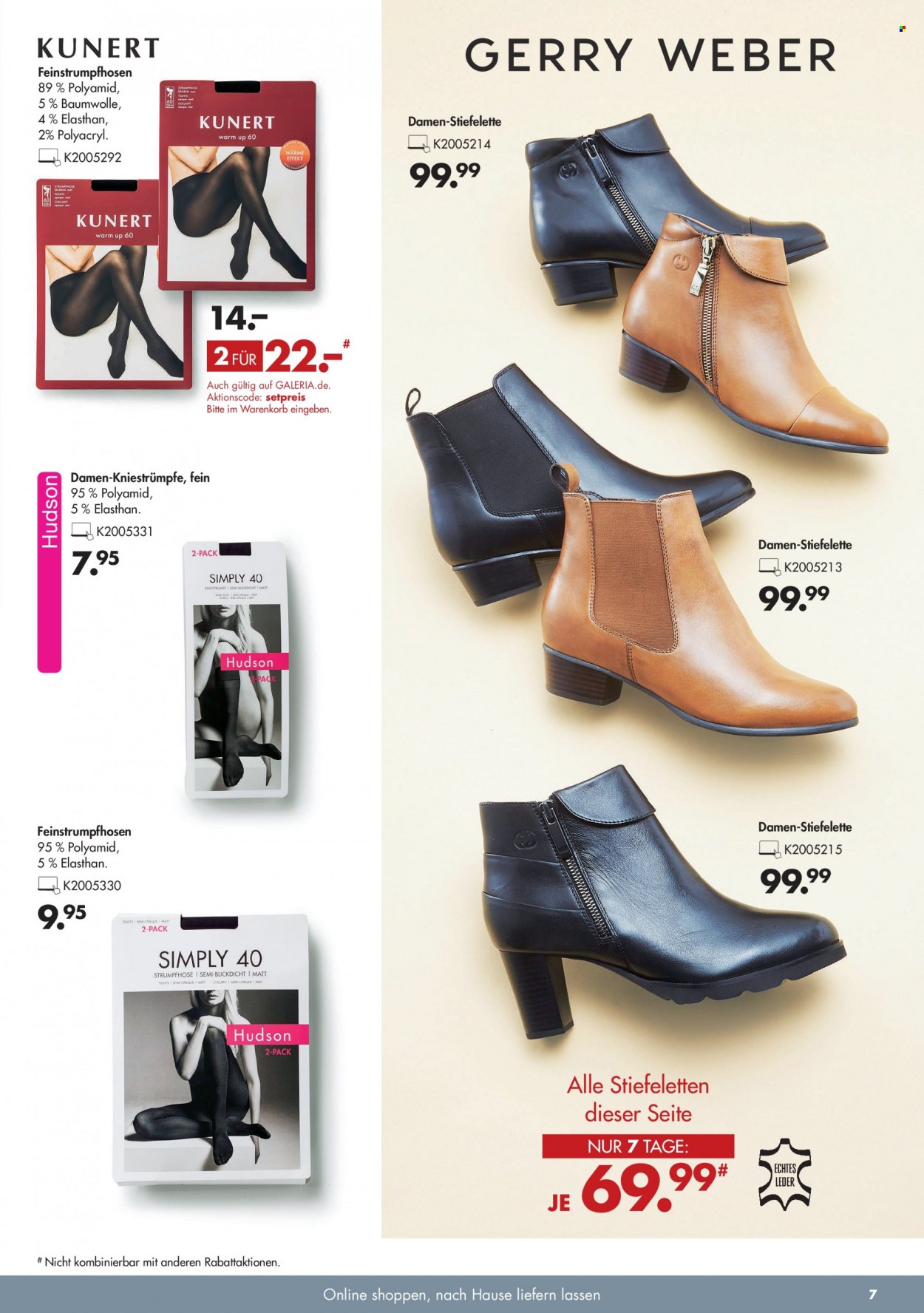 GALERIA Karstadt Kaufhof Prospekte  - 3.11.2021 - 9.11.2021. Seite 7