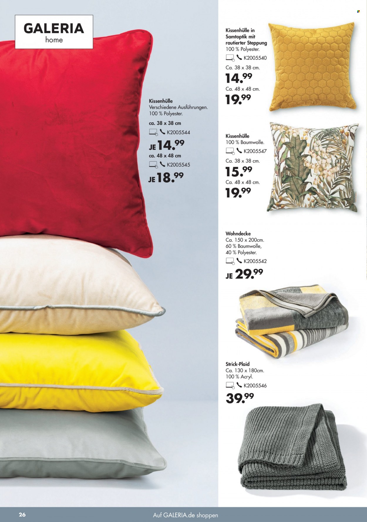 GALERIA Karstadt Kaufhof Prospekte  - 3.11.2021 - 9.11.2021. Seite 26