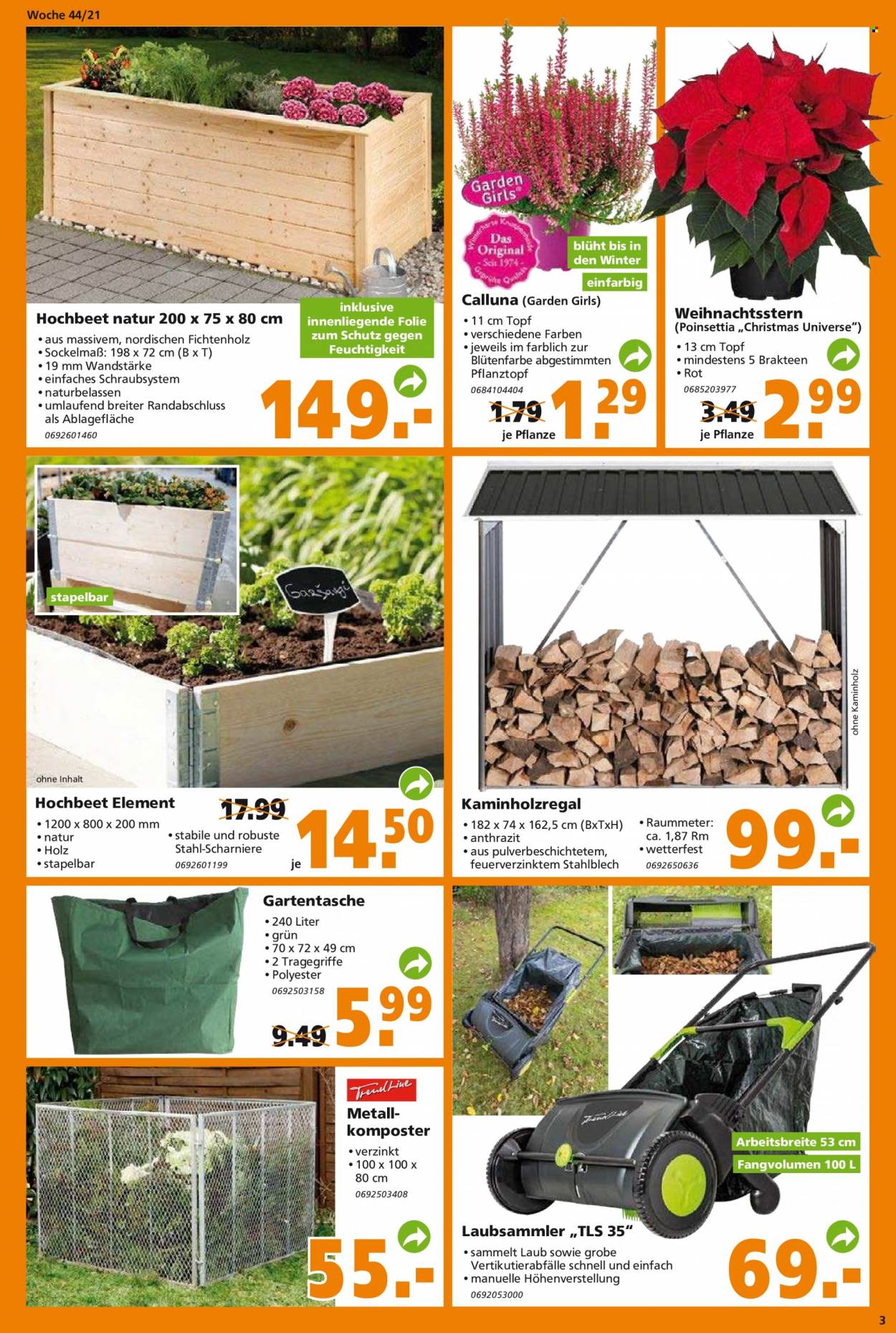 Globus Baumarkt Prospekte  - 31.10.2021 - 9.11.2021. Seite 3