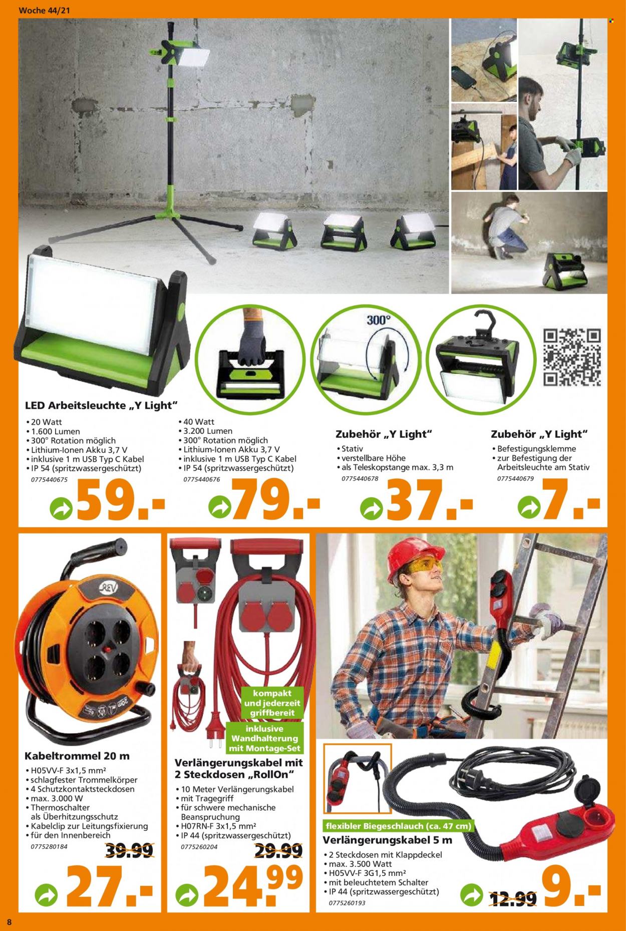 Globus Baumarkt Prospekte  - 31.10.2021 - 9.11.2021. Seite 8