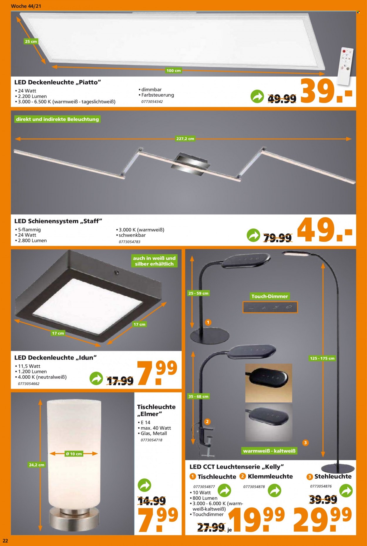 Globus Baumarkt Prospekte  - 31.10.2021 - 9.11.2021. Seite 22