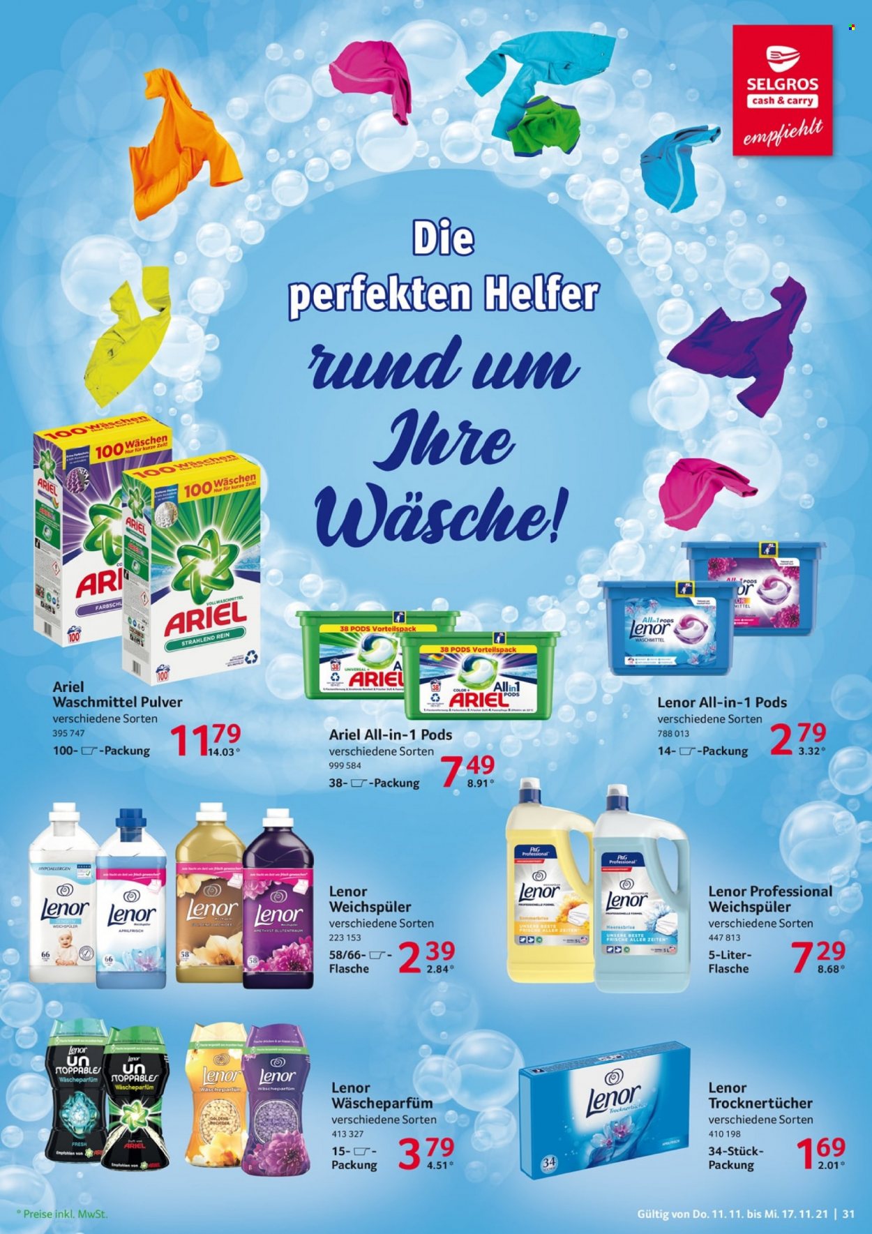 Selgros Prospekte  - 11.11.2021 - 17.11.2021. Seite 31