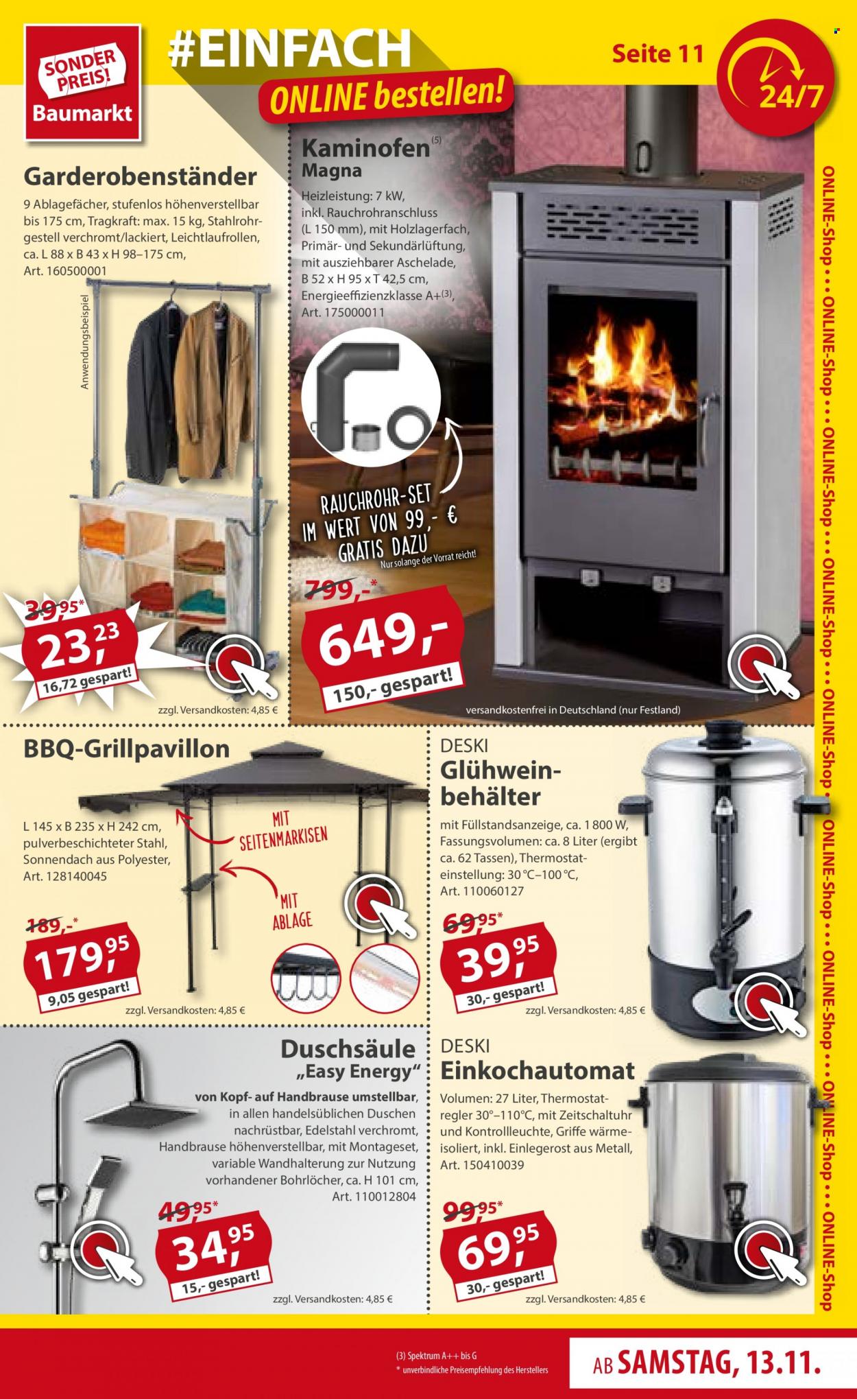 Sonderpreis-Baumarkt Prospekte  - 13.11.2021 - 19.11.2021. Seite 11