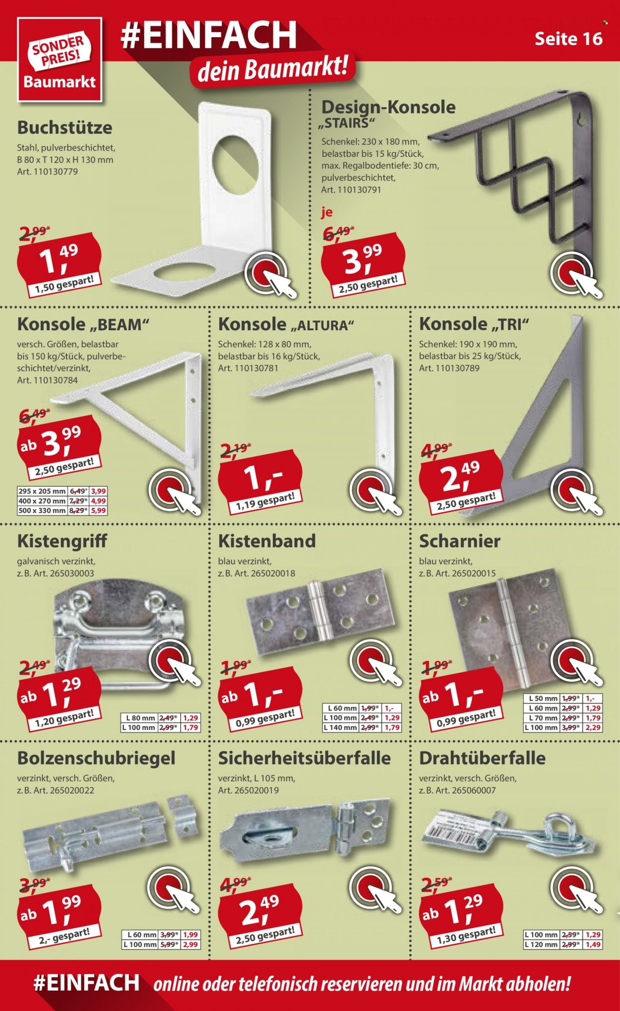 Sonderpreis-Baumarkt Prospekte  - 13.11.2021 - 19.11.2021. Seite 16