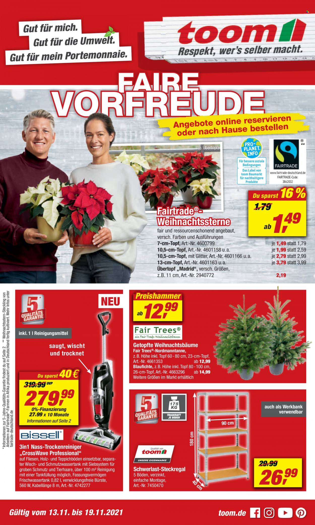 toom Baumarkt Prospekte  - 13.11.2021 - 19.11.2021. Seite 1