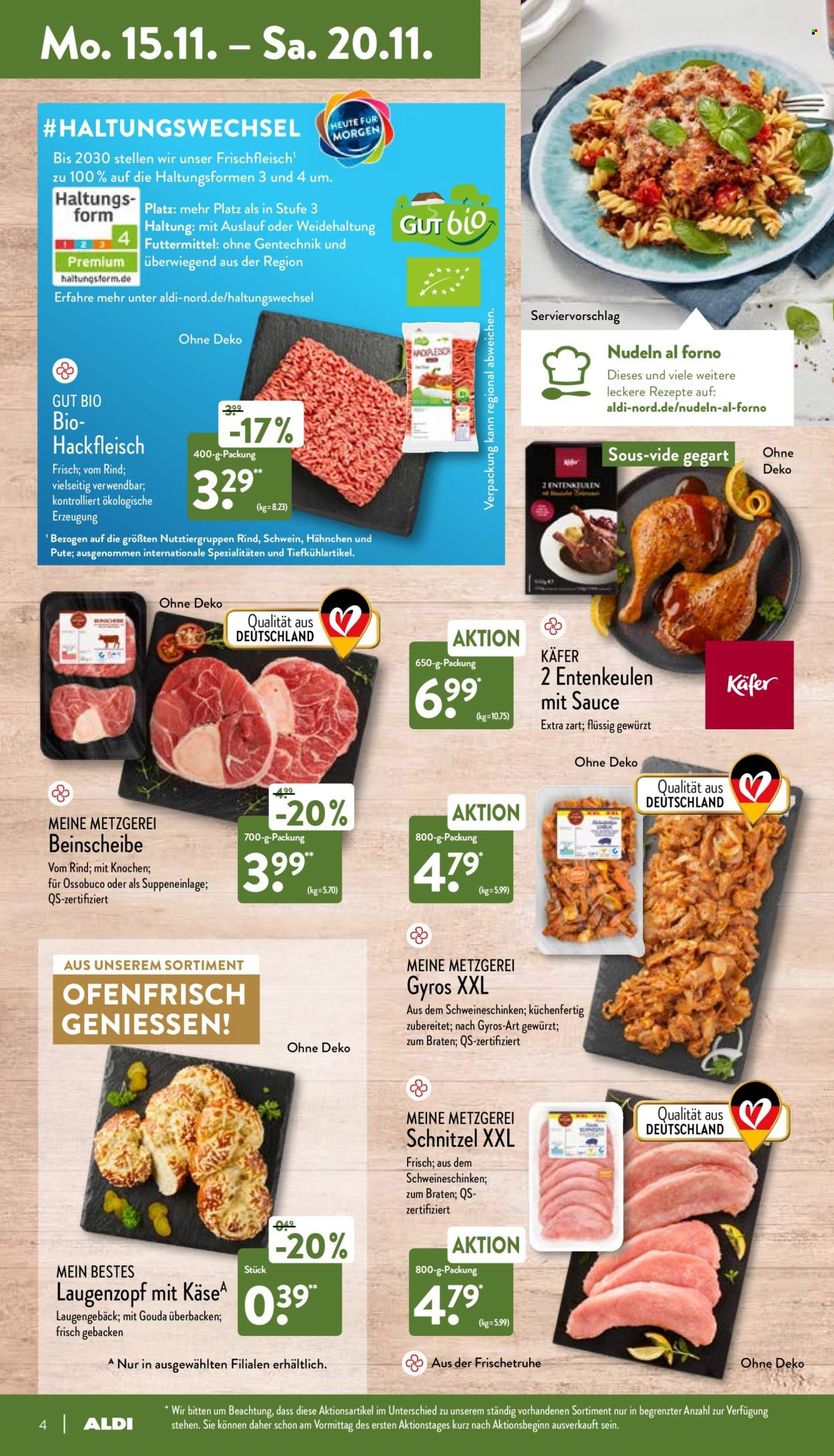 ALDI Nord Prospekte  - 15.11.2021 - 20.11.2021. Seite 4
