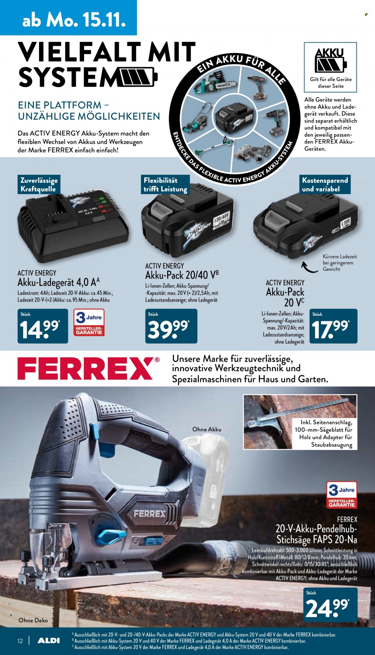 ALDI Nord Prospekte  - 15.11.2021 - 20.11.2021. Seite 12