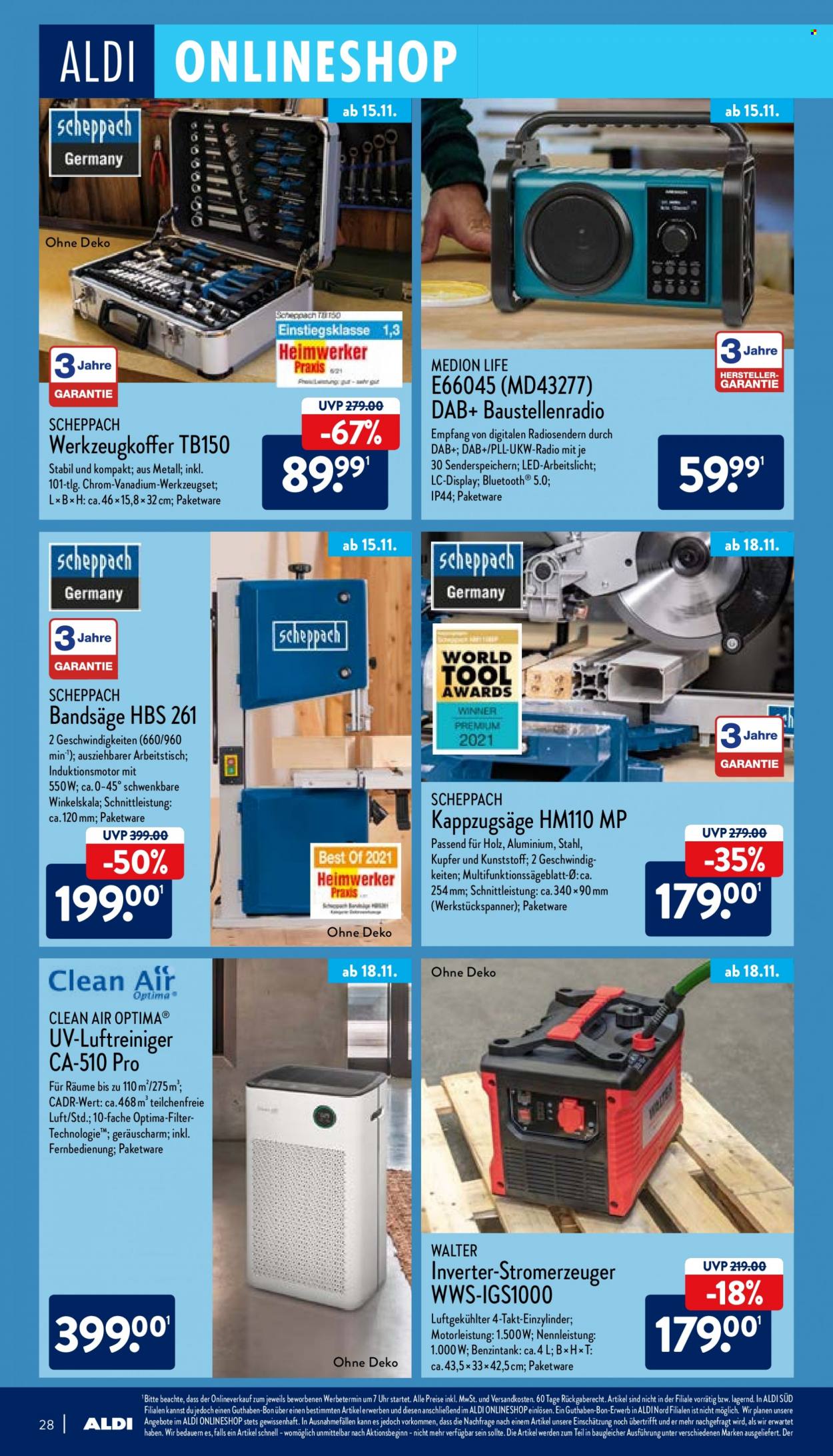 ALDI Nord Prospekte  - 15.11.2021 - 20.11.2021. Seite 28