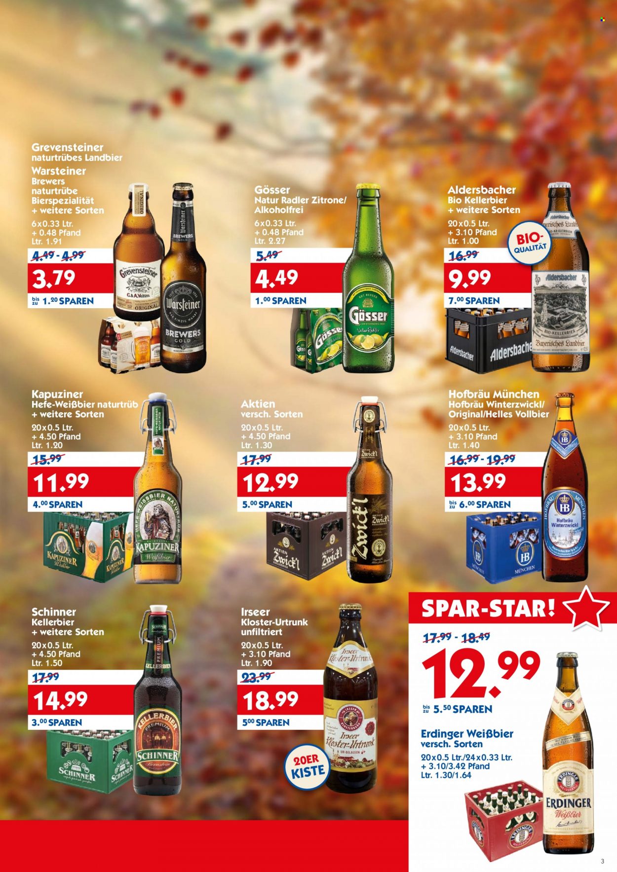 Hol'ab! Getränkemarkt Prospekte  - 8.11.2021 - 13.11.2021. Seite 3