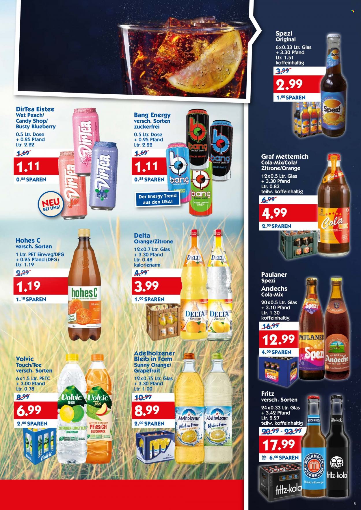 Hol'ab! Getränkemarkt Prospekte  - 8.11.2021 - 13.11.2021. Seite 5