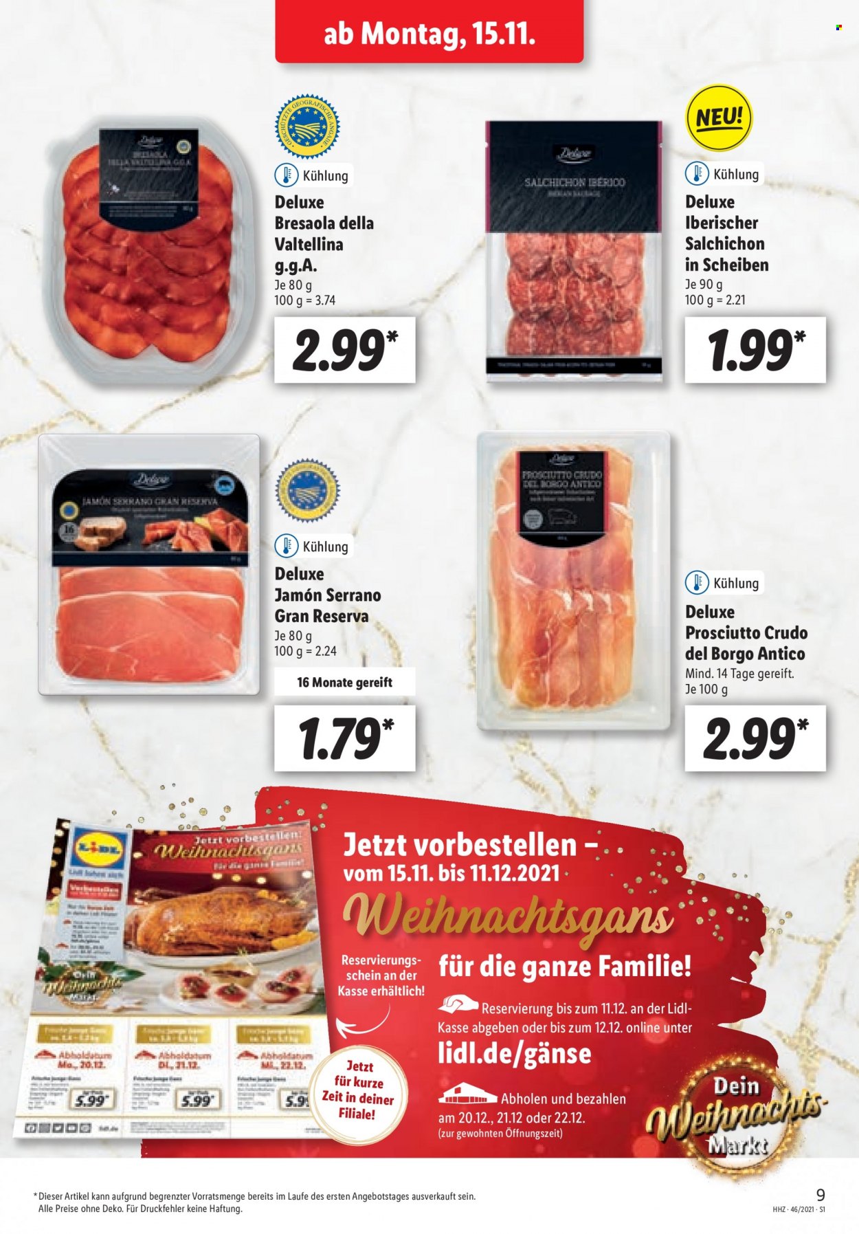 Lidl Prospekte  - 15.11.2021 - 20.11.2021. Seite 9