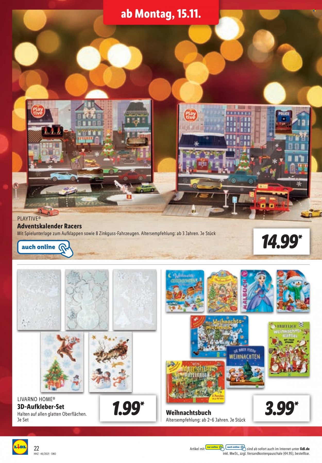 Lidl Prospekte  - 15.11.2021 - 20.11.2021. Seite 22