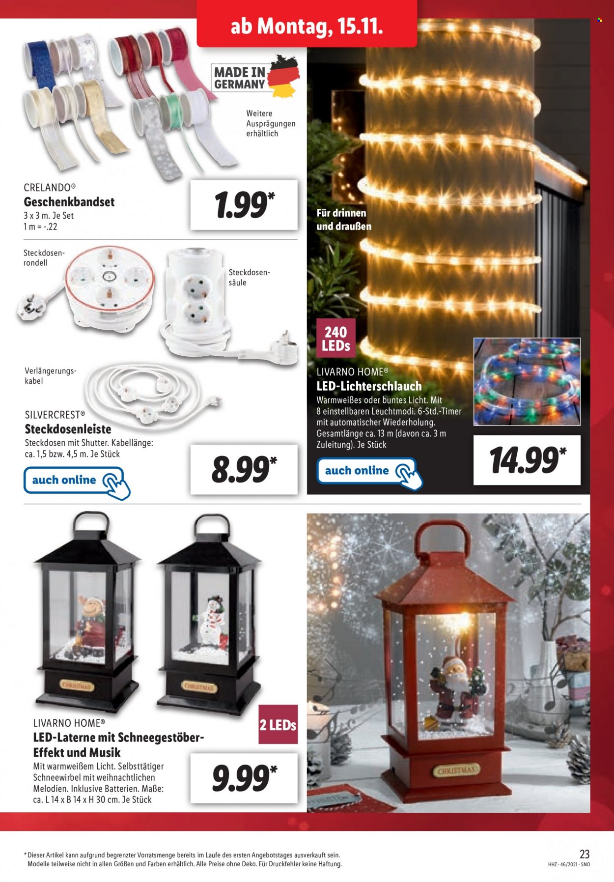 Lidl Prospekte  - 15.11.2021 - 20.11.2021. Seite 23