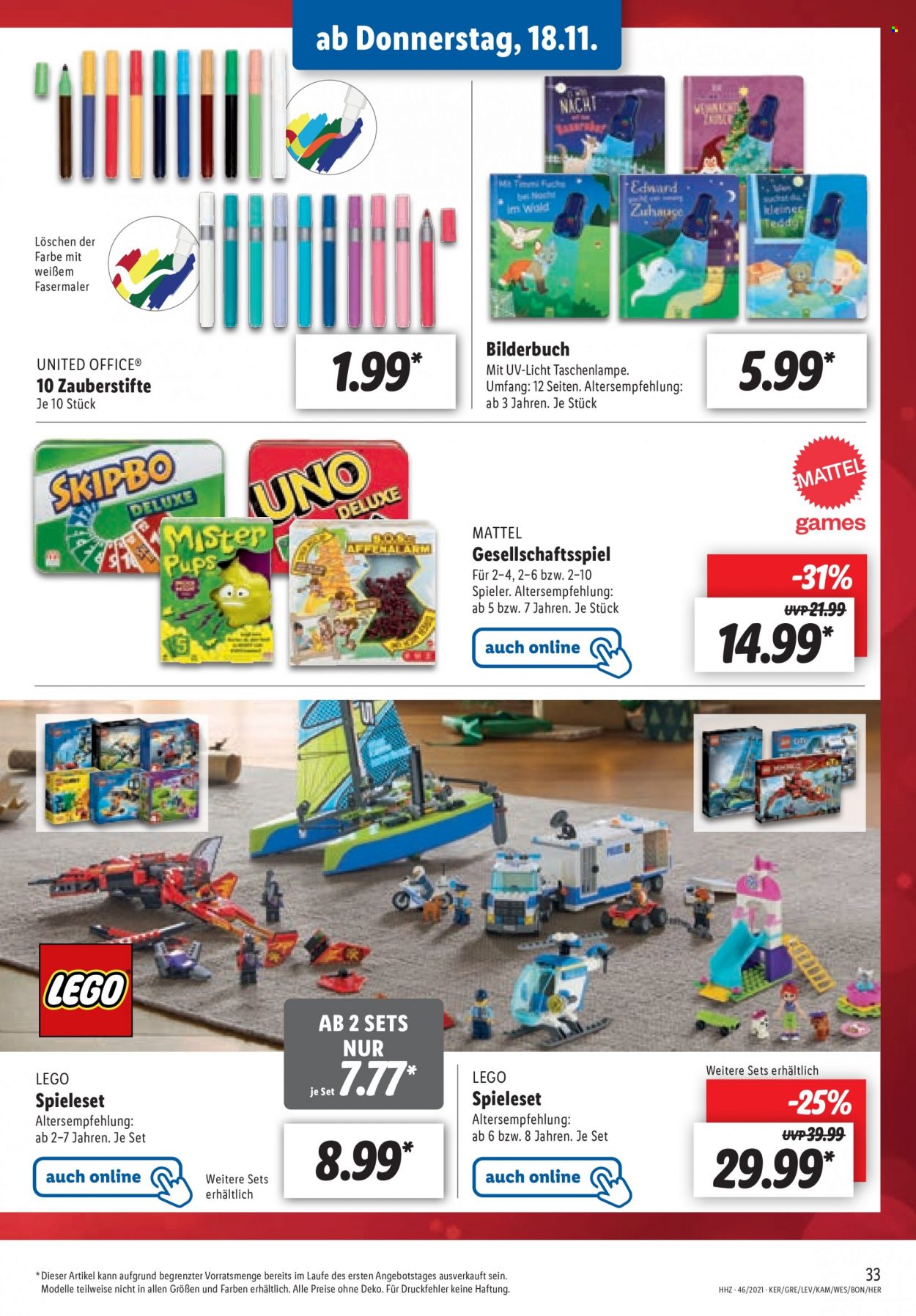 Lidl Prospekte  - 15.11.2021 - 20.11.2021. Seite 33