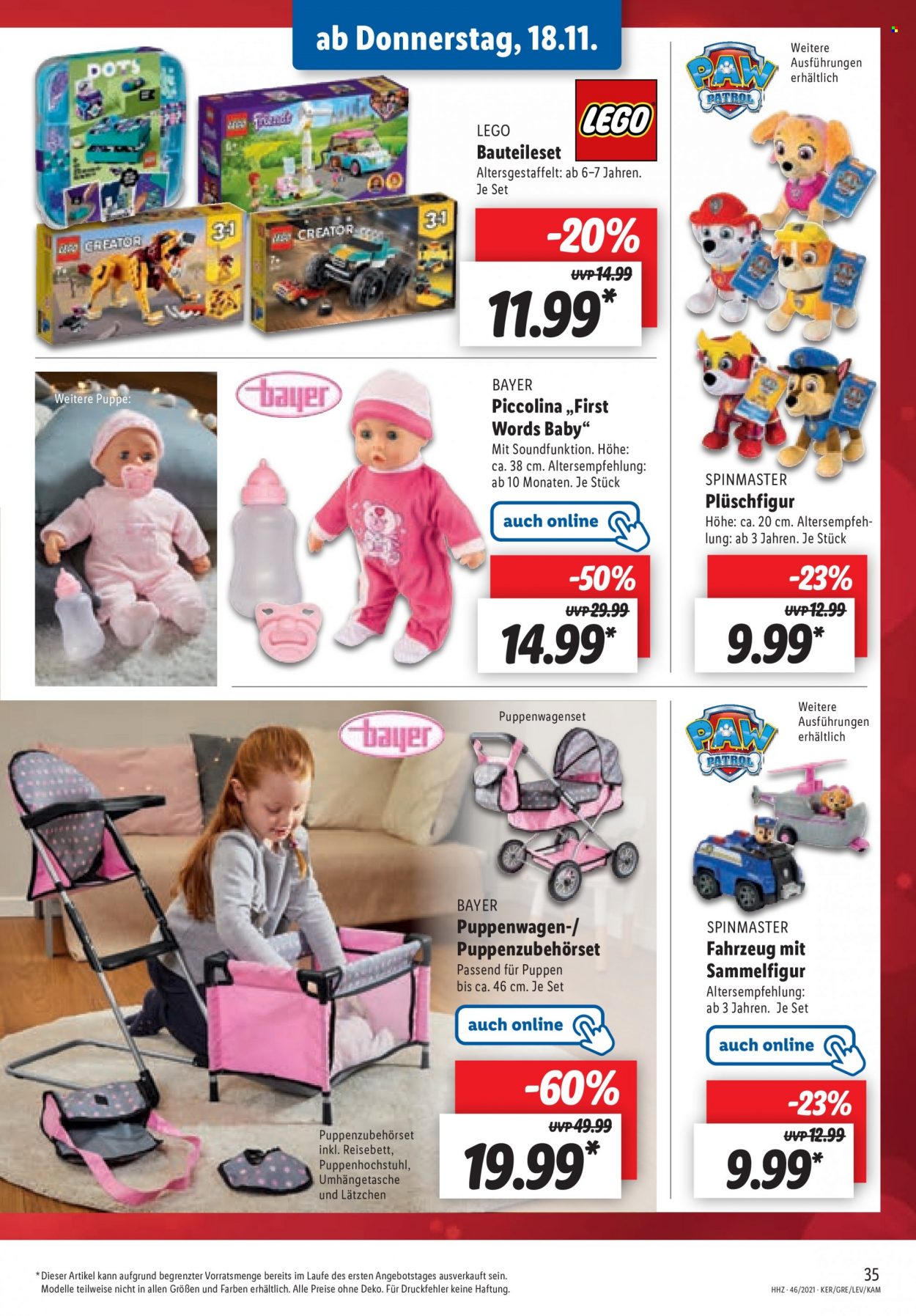 Lidl Prospekte  - 15.11.2021 - 20.11.2021. Seite 35