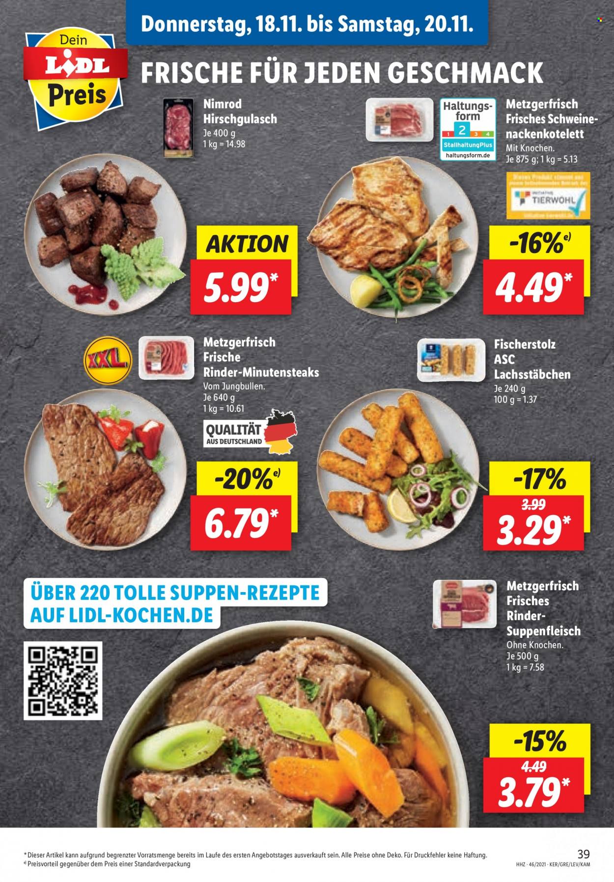 Lidl Prospekte  - 15.11.2021 - 20.11.2021. Seite 39