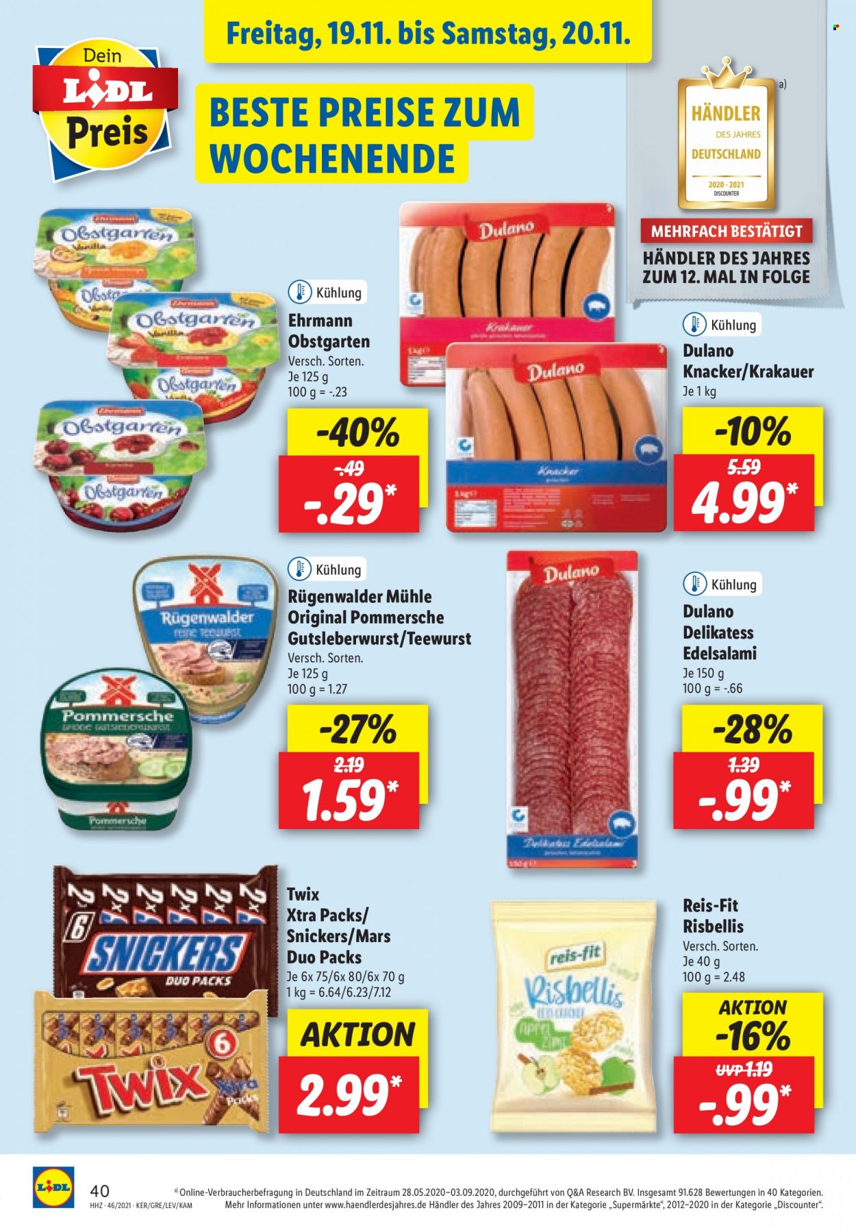 Lidl Prospekte  - 15.11.2021 - 20.11.2021. Seite 40