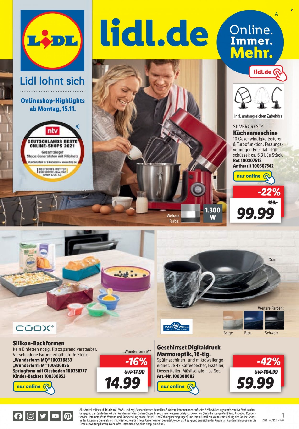 Lidl Prospekte  - 15.11.2021 - 20.11.2021. Seite 47