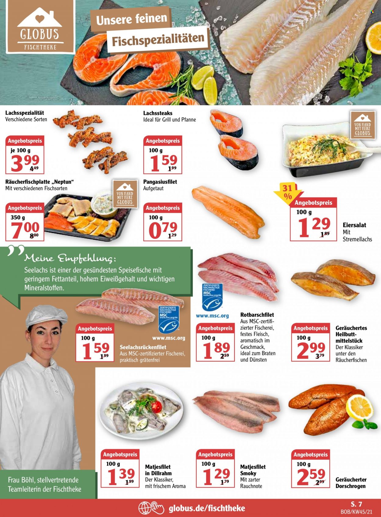 Globus Prospekte  - 8.11.2021 - 13.11.2021. Seite 7