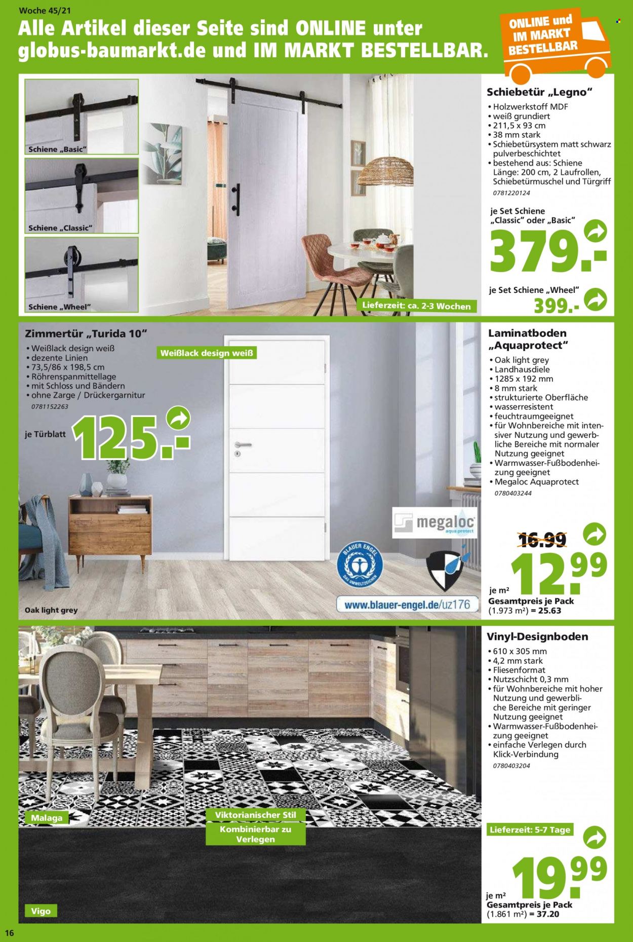 Globus Baumarkt Prospekte  - 7.11.2021 - 7.11.2021. Seite 16