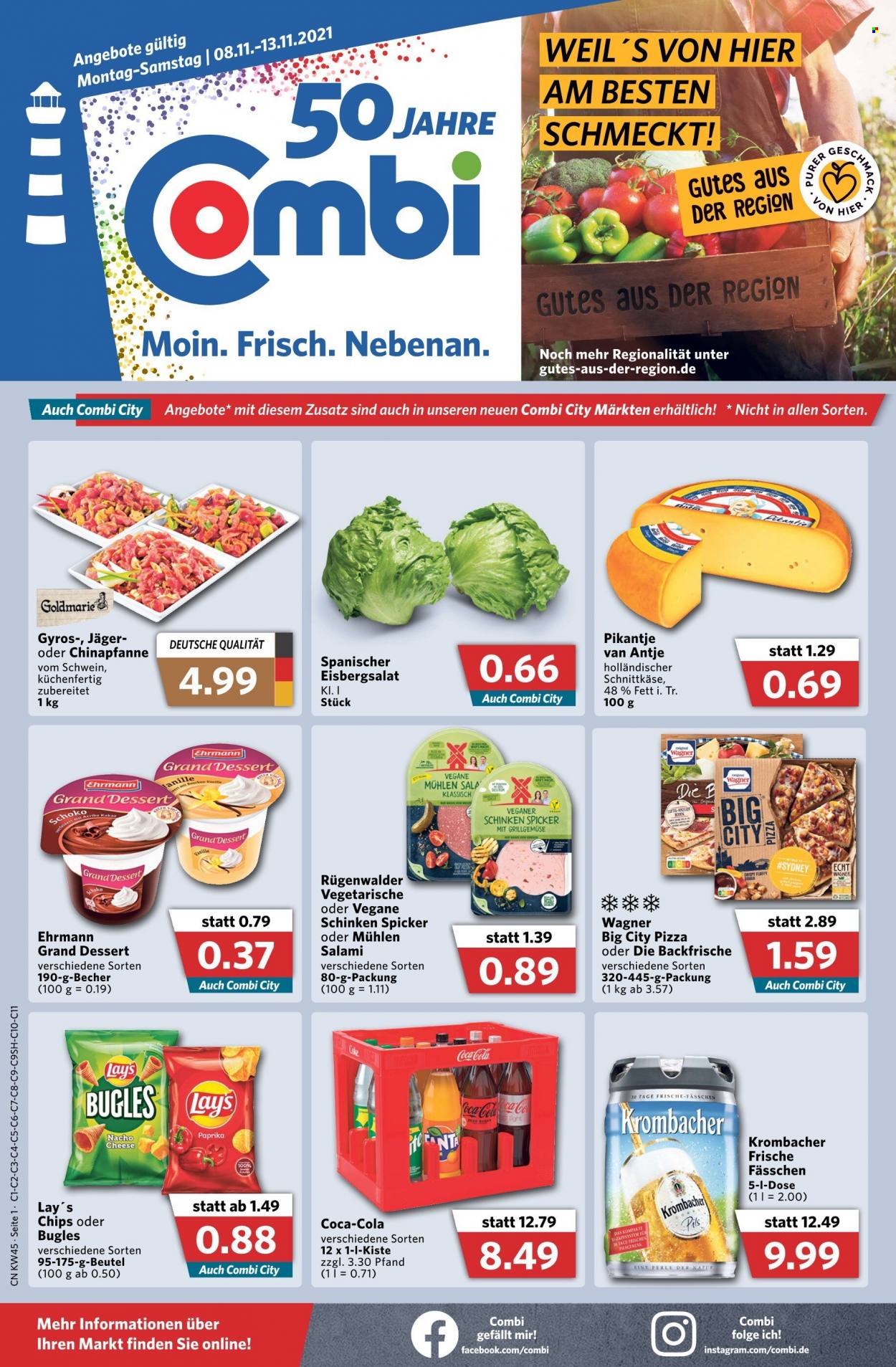 Combi Prospekte  - 8.11.2021 - 13.11.2021. Seite 1