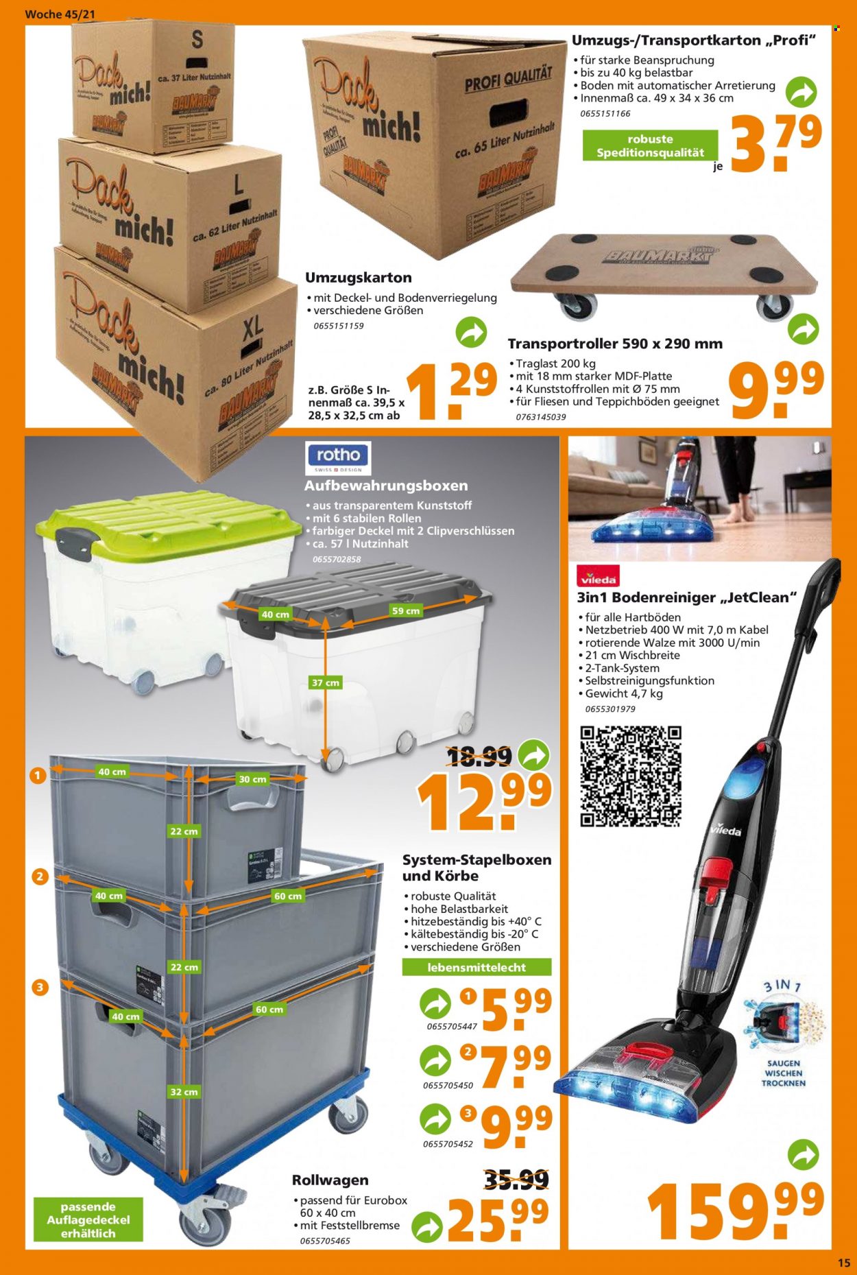 Globus Baumarkt Prospekte  - 8.11.2021 - 13.11.2021. Seite 15