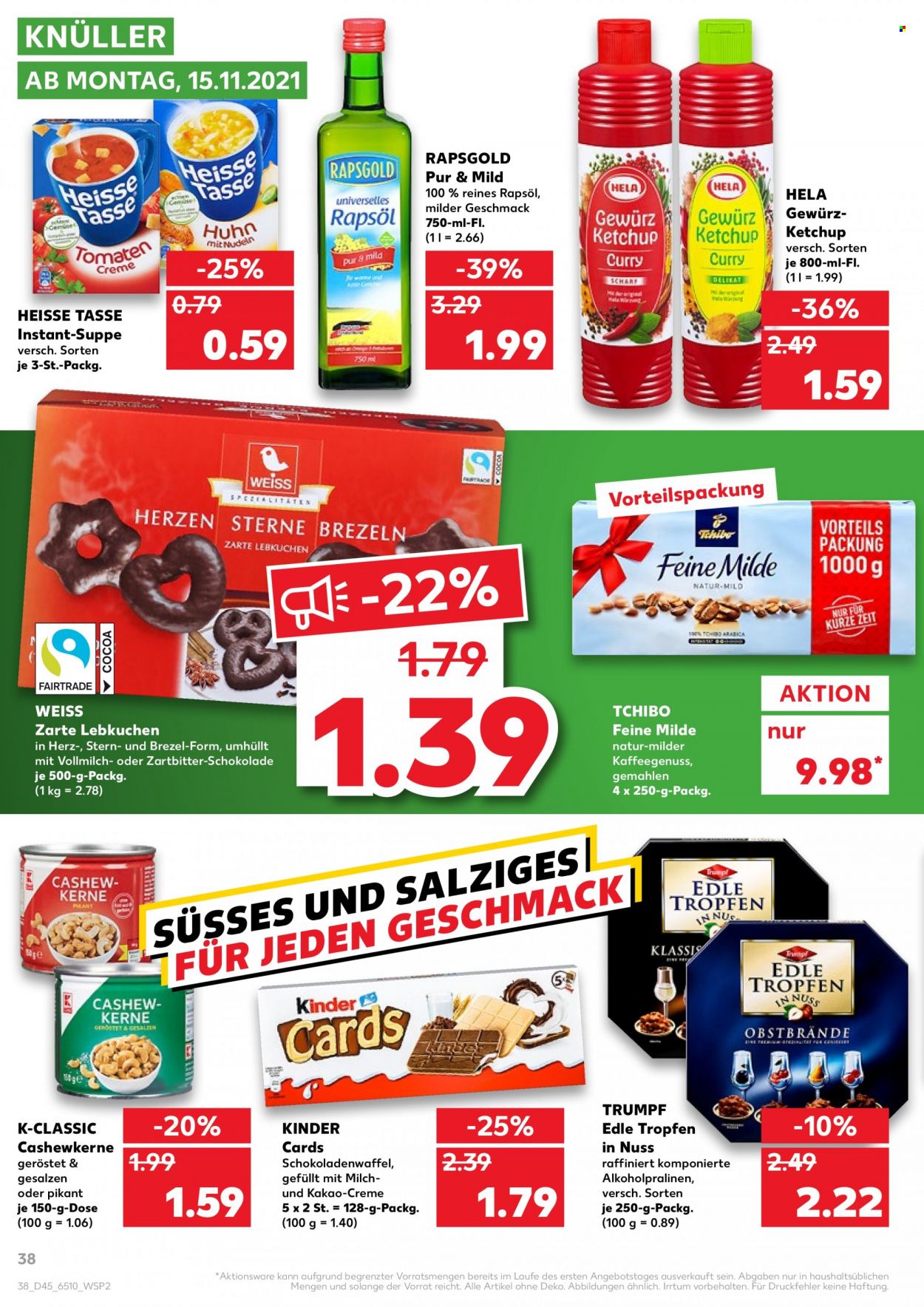 Kaufland Prospekte  - 11.11.2021 - 17.11.2021. Seite 38