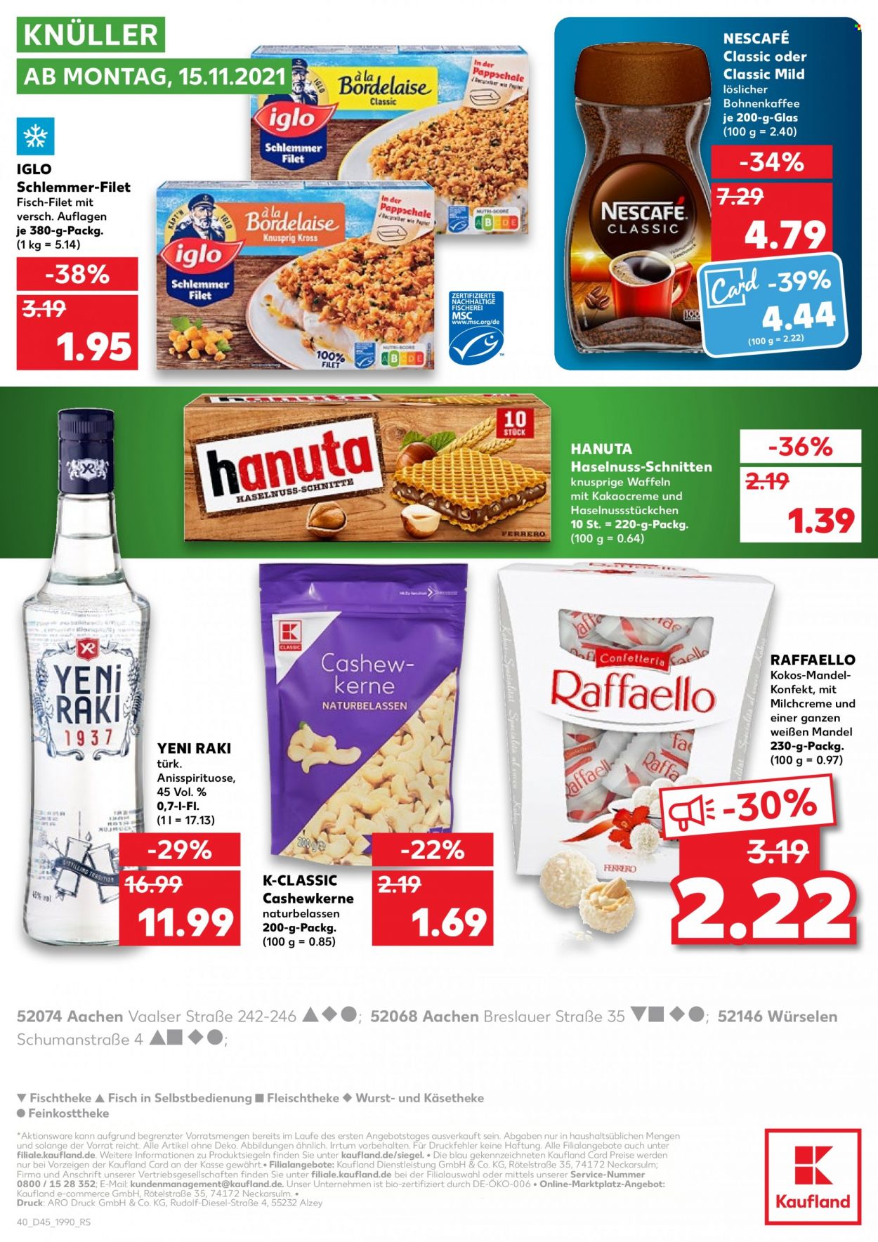 Kaufland Prospekte  - 11.11.2021 - 17.11.2021. Seite 40