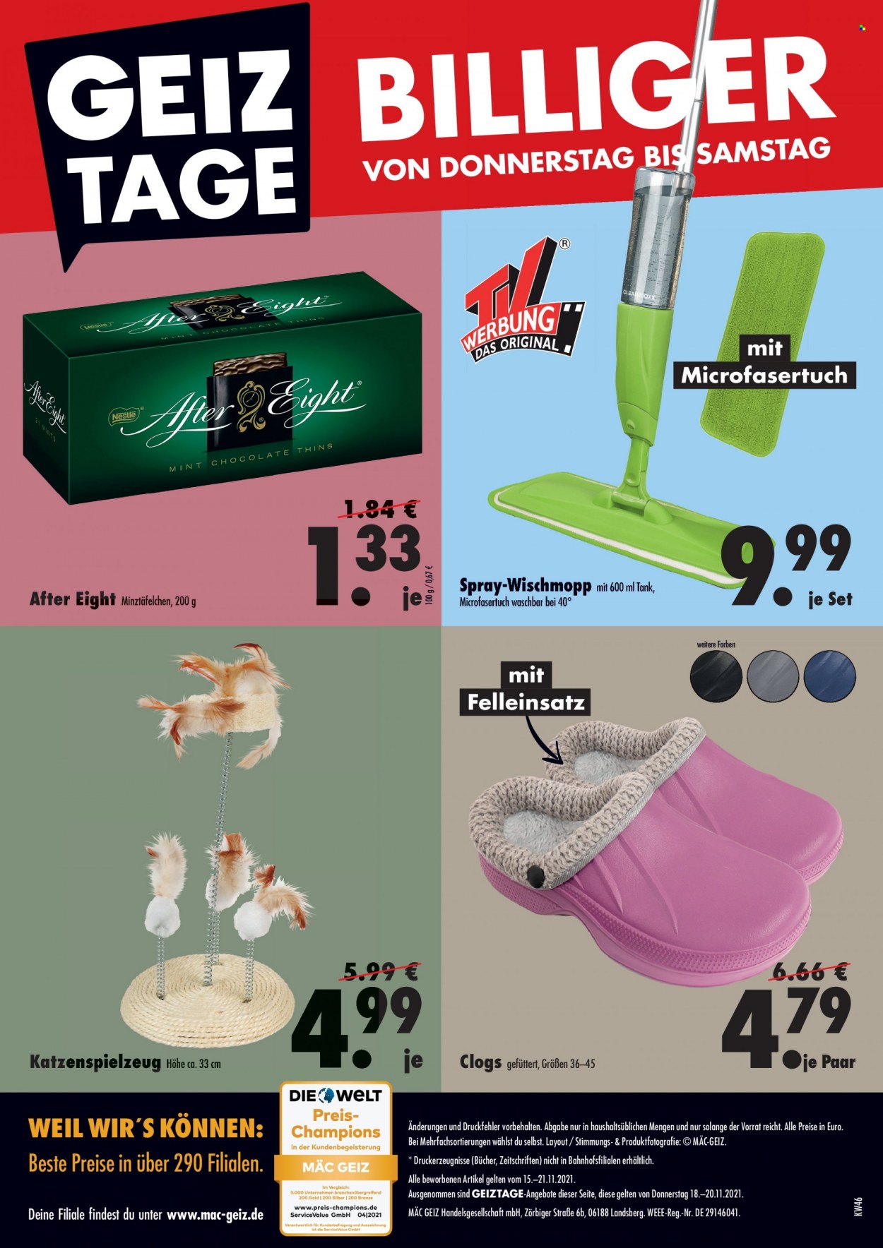 Mäc-Geiz Prospekte  - 15.11.2021 - 21.11.2021. Seite 6