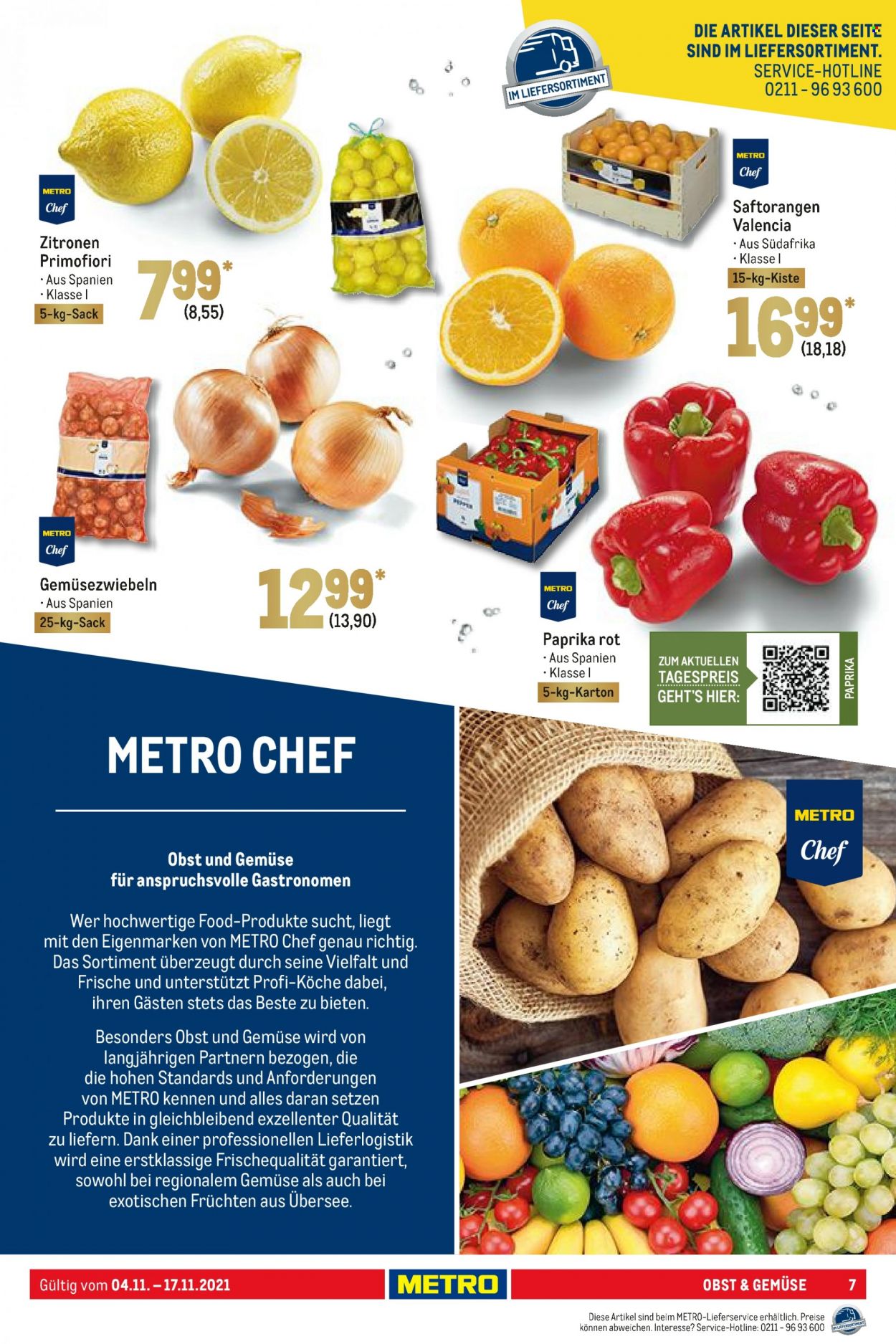 Metro Prospekte  - 4.11.2021 - 17.11.2021. Seite 7