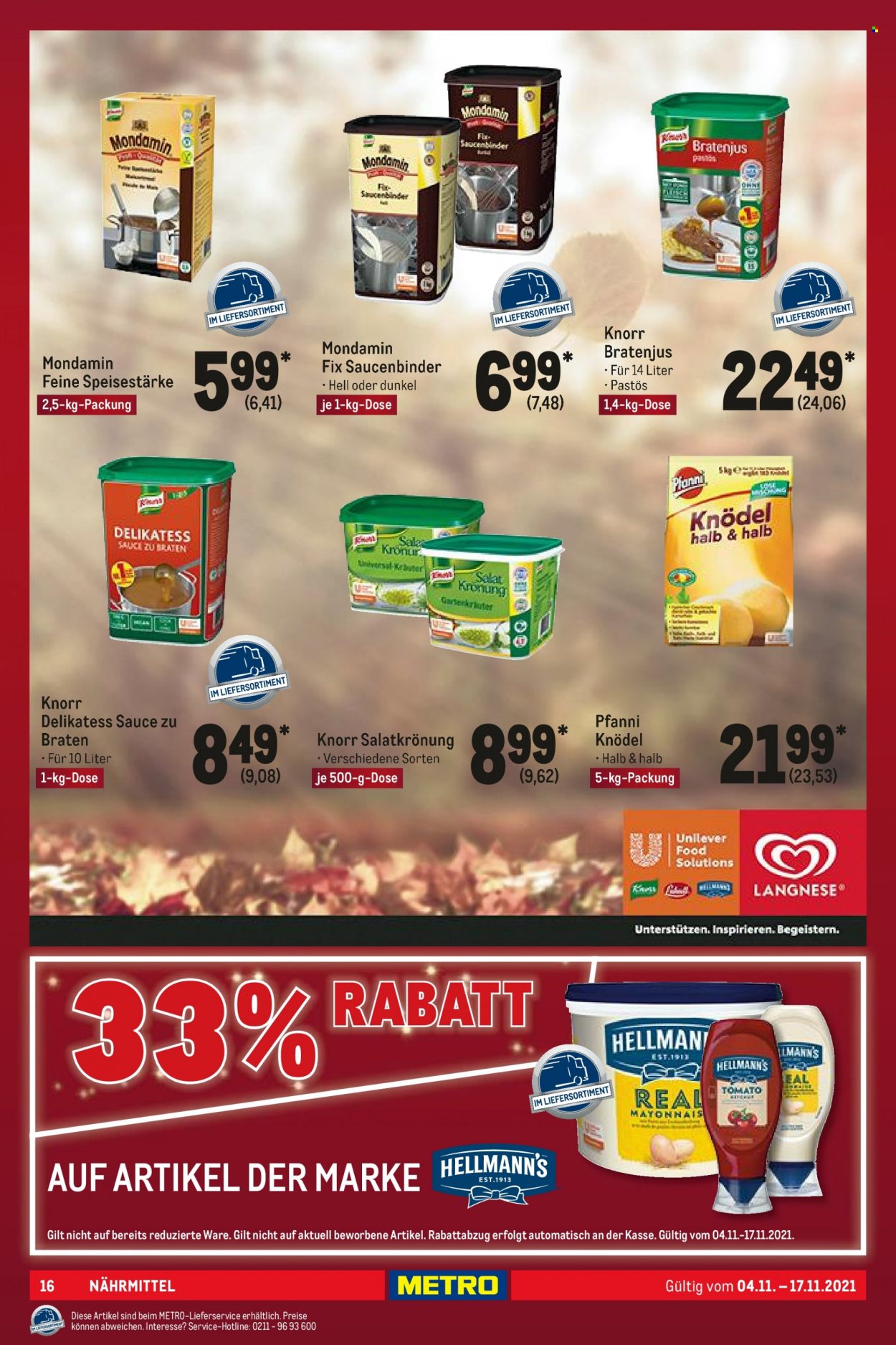 Metro Prospekte  - 4.11.2021 - 17.11.2021. Seite 16