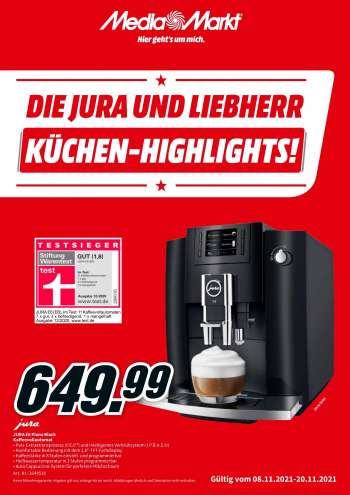 Prospekte MediaMarkt - 8.11.2021 - 20.11.2021.