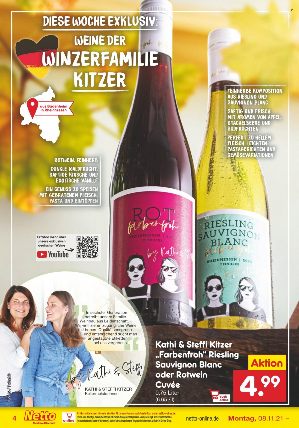 Netto Marken-Discount Prospekte  - 8.11.2021 - 13.11.2021. Seite 4