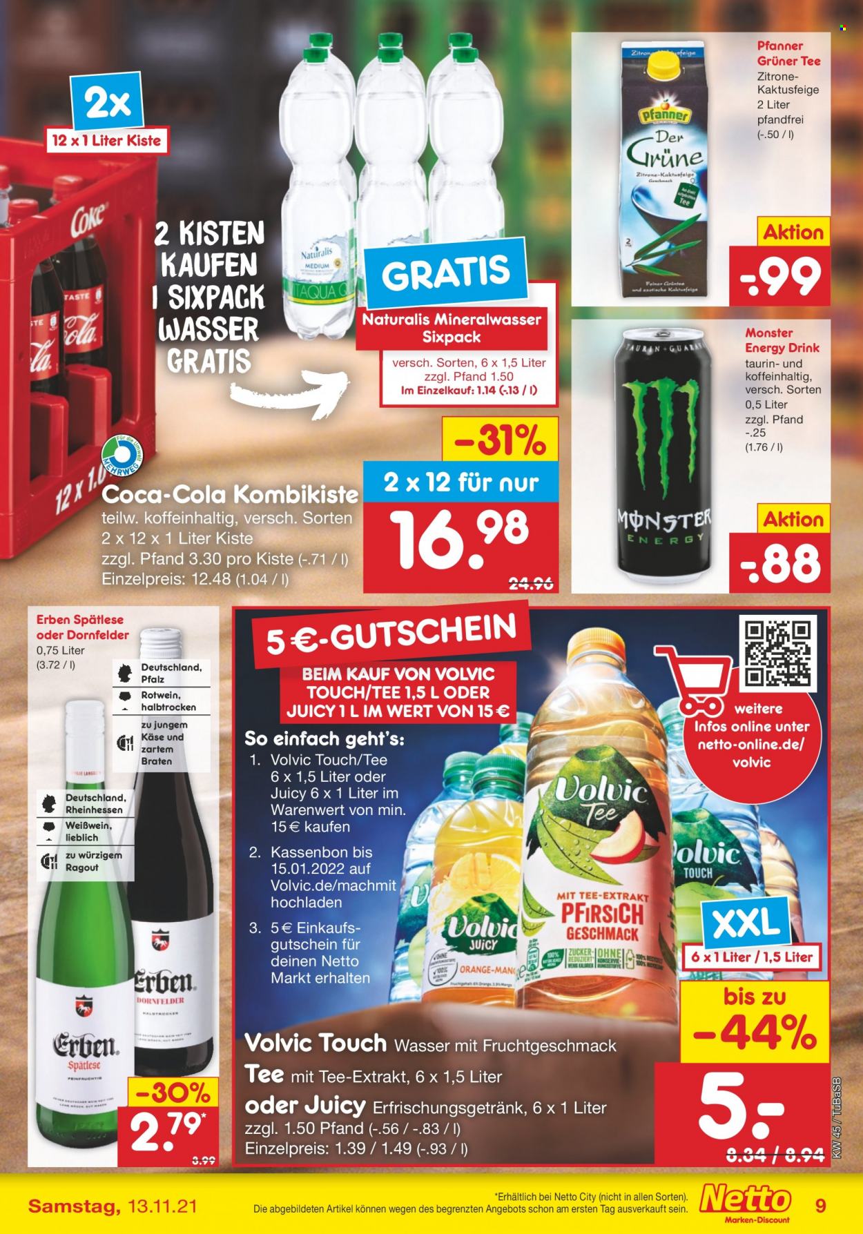 Netto Marken-Discount Prospekte  - 8.11.2021 - 13.11.2021. Seite 9