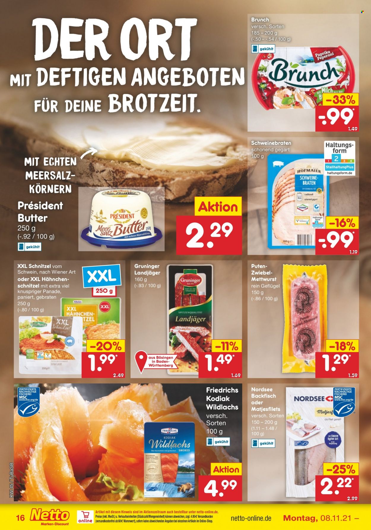 Netto Marken-Discount Prospekte  - 8.11.2021 - 13.11.2021. Seite 16