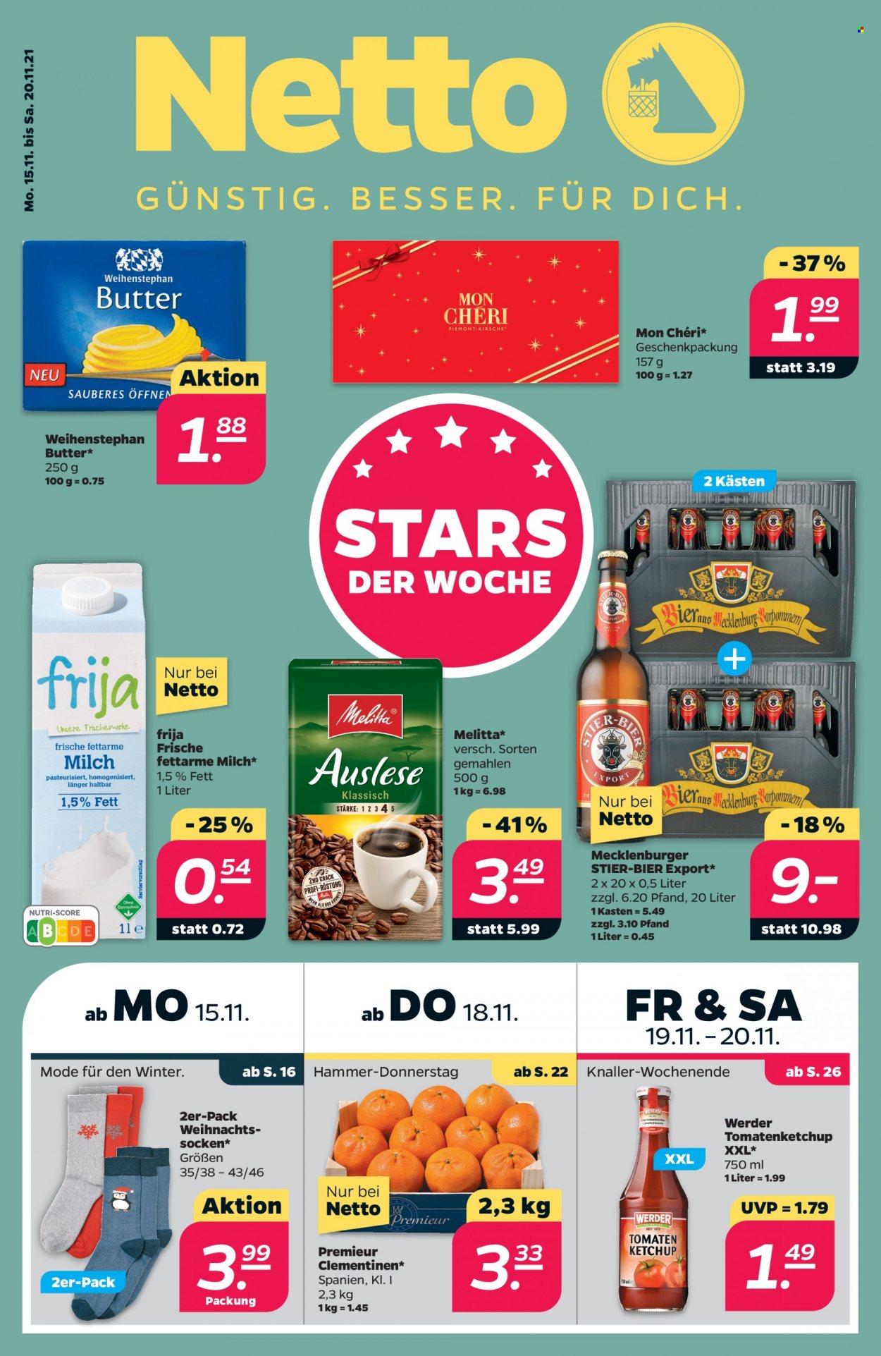 Netto Prospekte  - 15.11.2021 - 20.11.2021. Seite 1