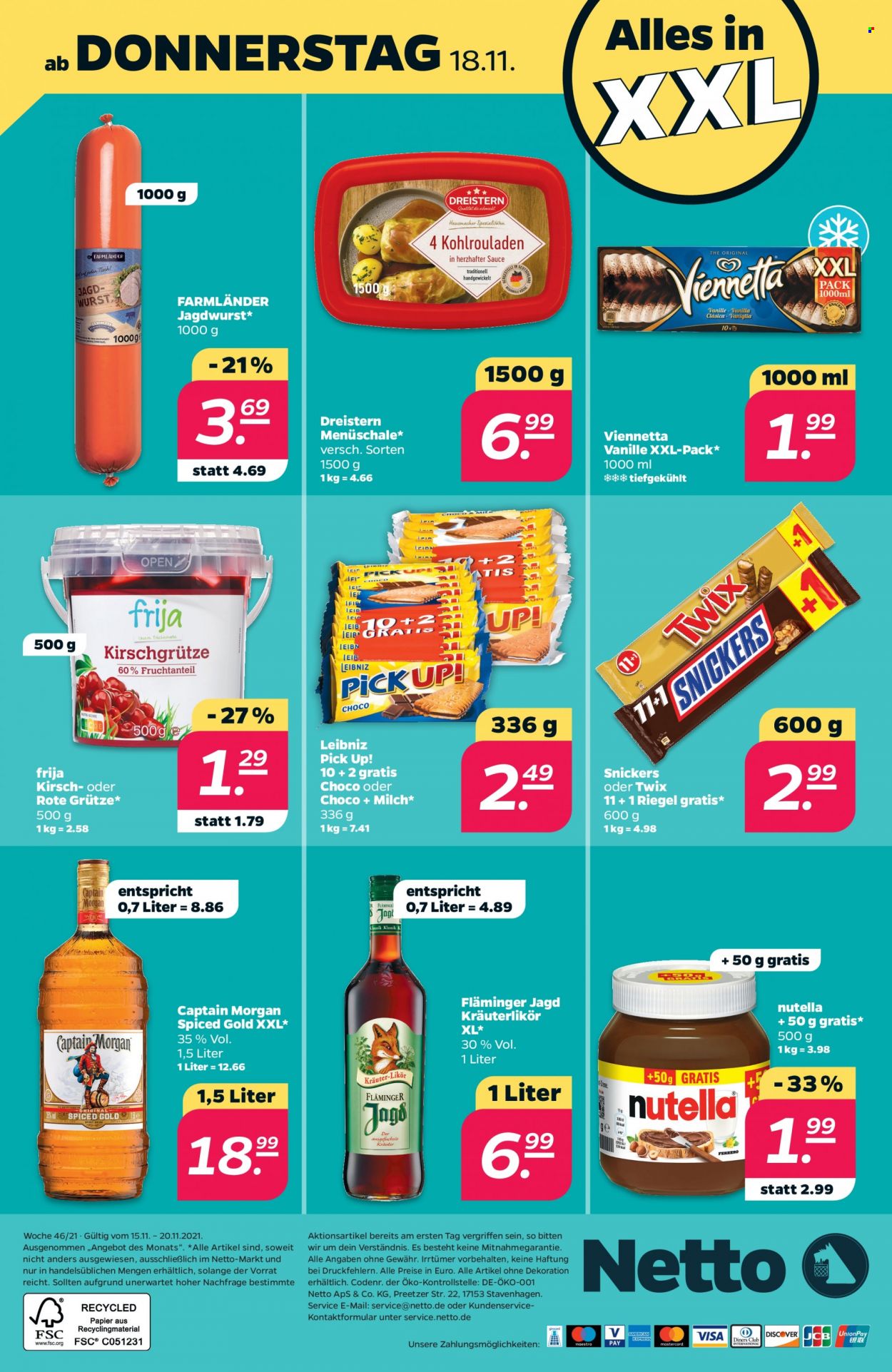 Netto Prospekte  - 15.11.2021 - 20.11.2021. Seite 28