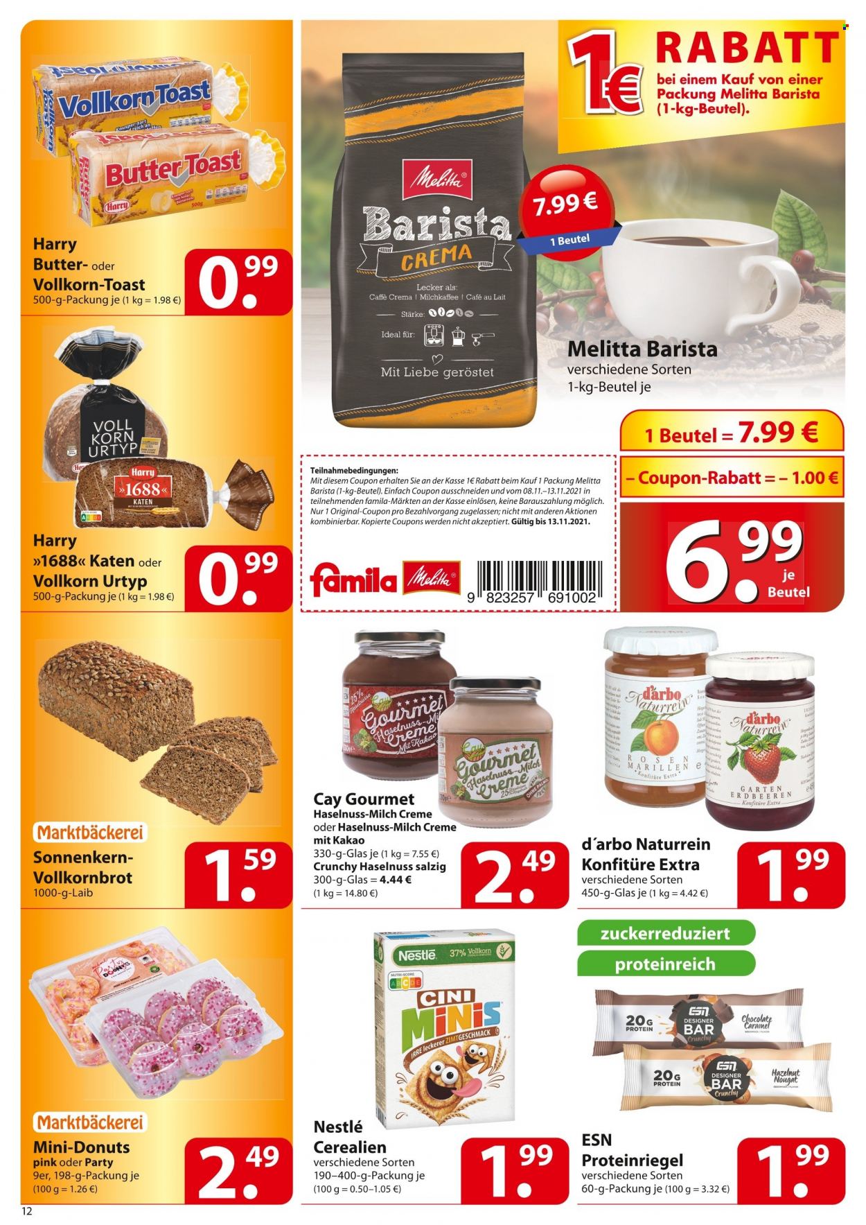 famila Prospekte  - 8.11.2021 - 13.11.2021. Seite 12