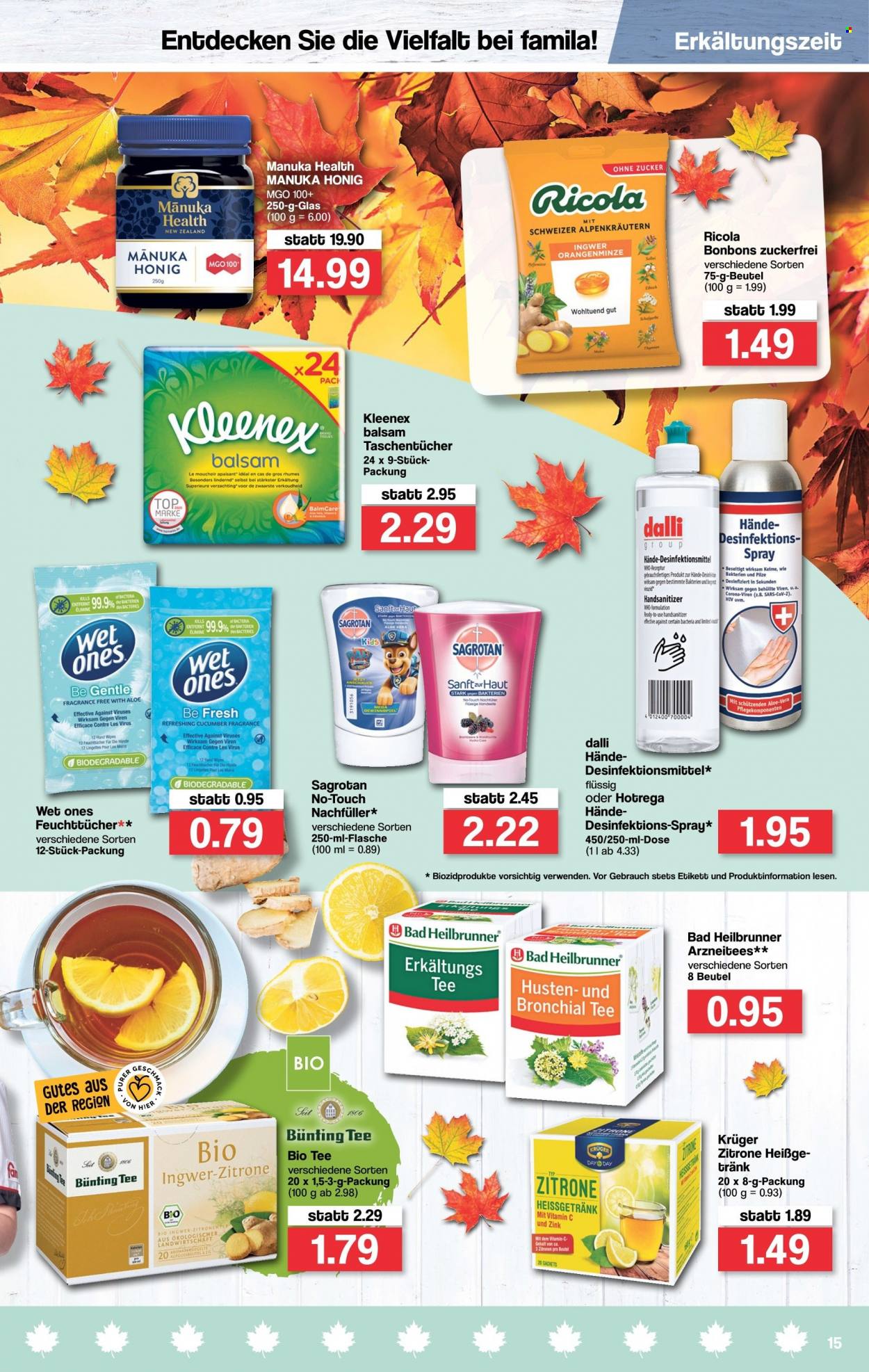 famila Prospekte  - 8.11.2021 - 13.11.2021. Seite 15