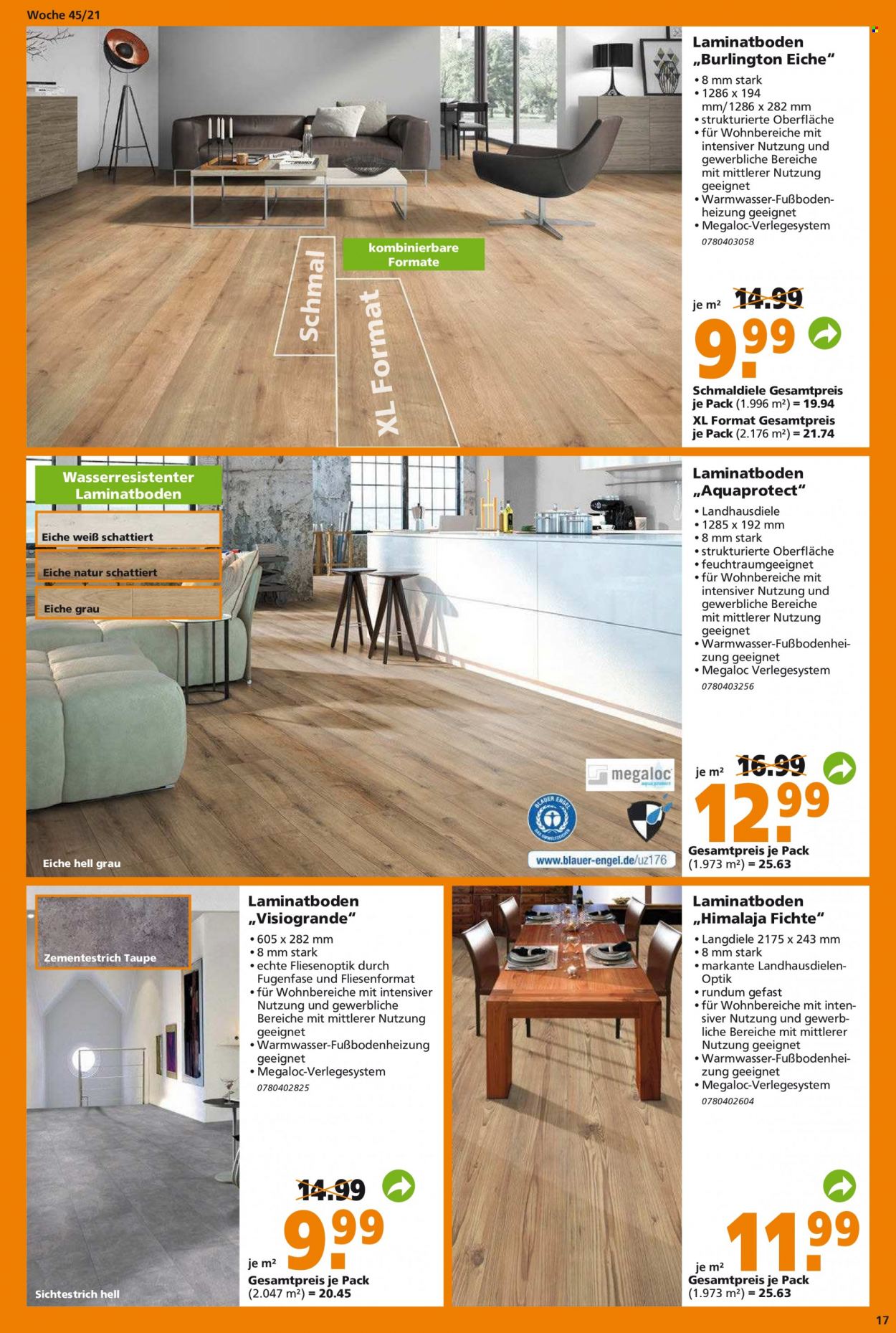 Globus Baumarkt Prospekte  - 7.11.2021 - 13.11.2021. Seite 17