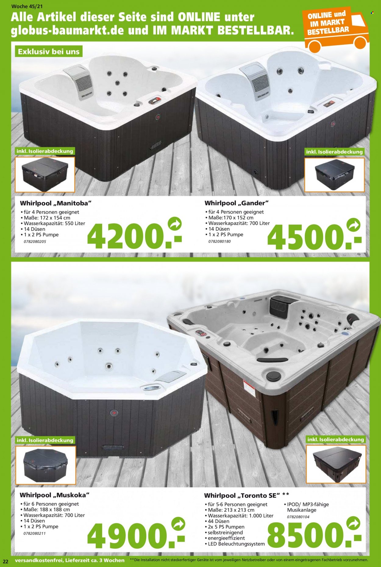 Globus Baumarkt Prospekte  - 7.11.2021 - 13.11.2021. Seite 22