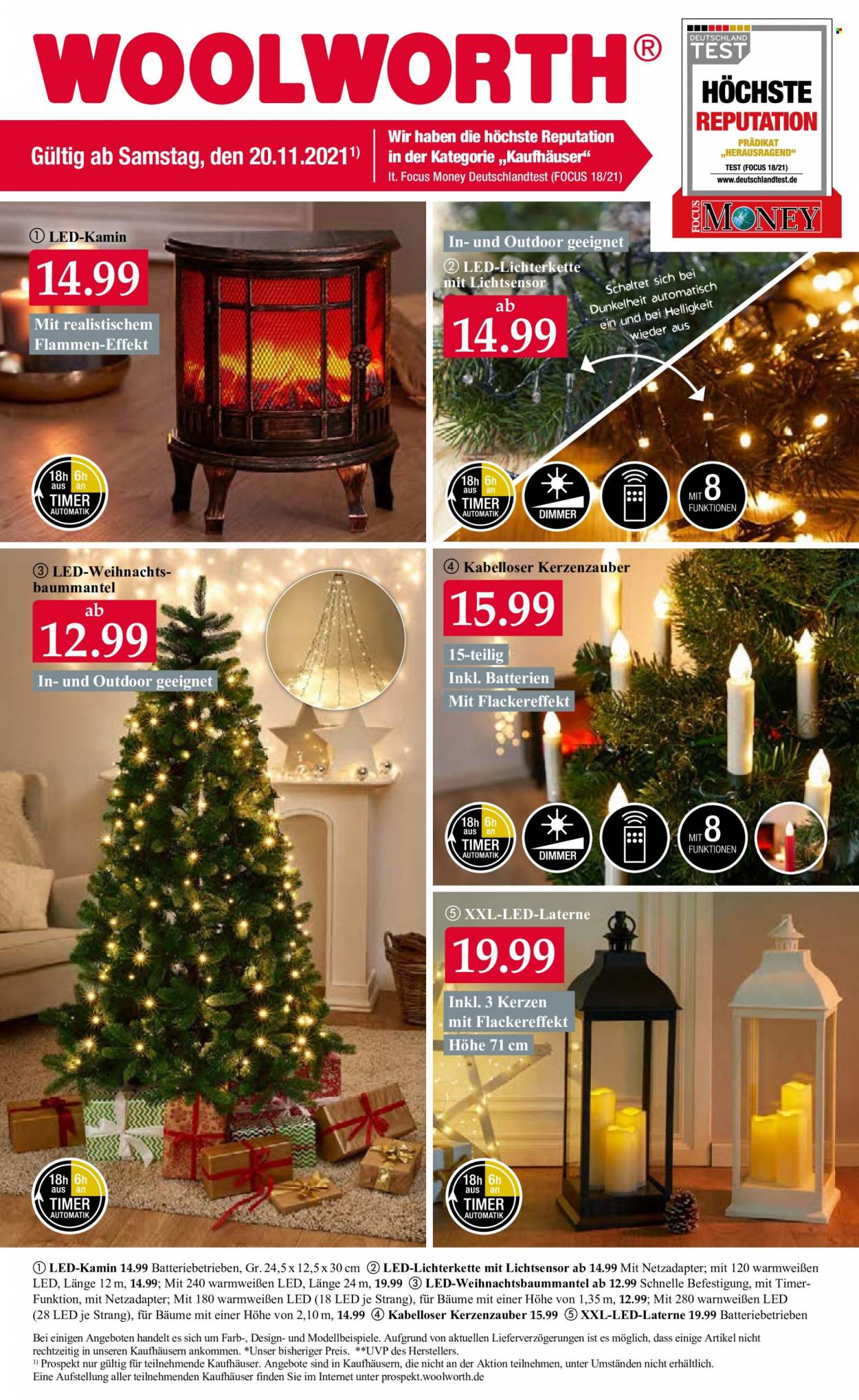 Woolworth Prospekte  - 20.11.2021 - 27.11.2021. Seite 1