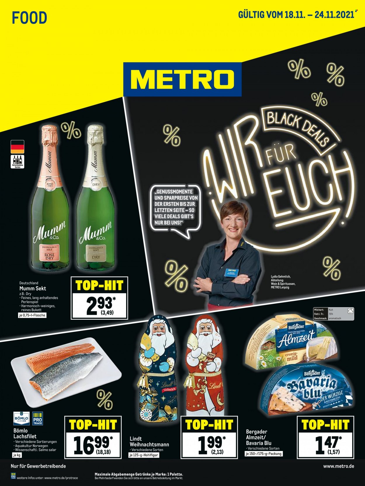 Metro Prospekte  - 18.11.2021 - 24.11.2021. Seite 1