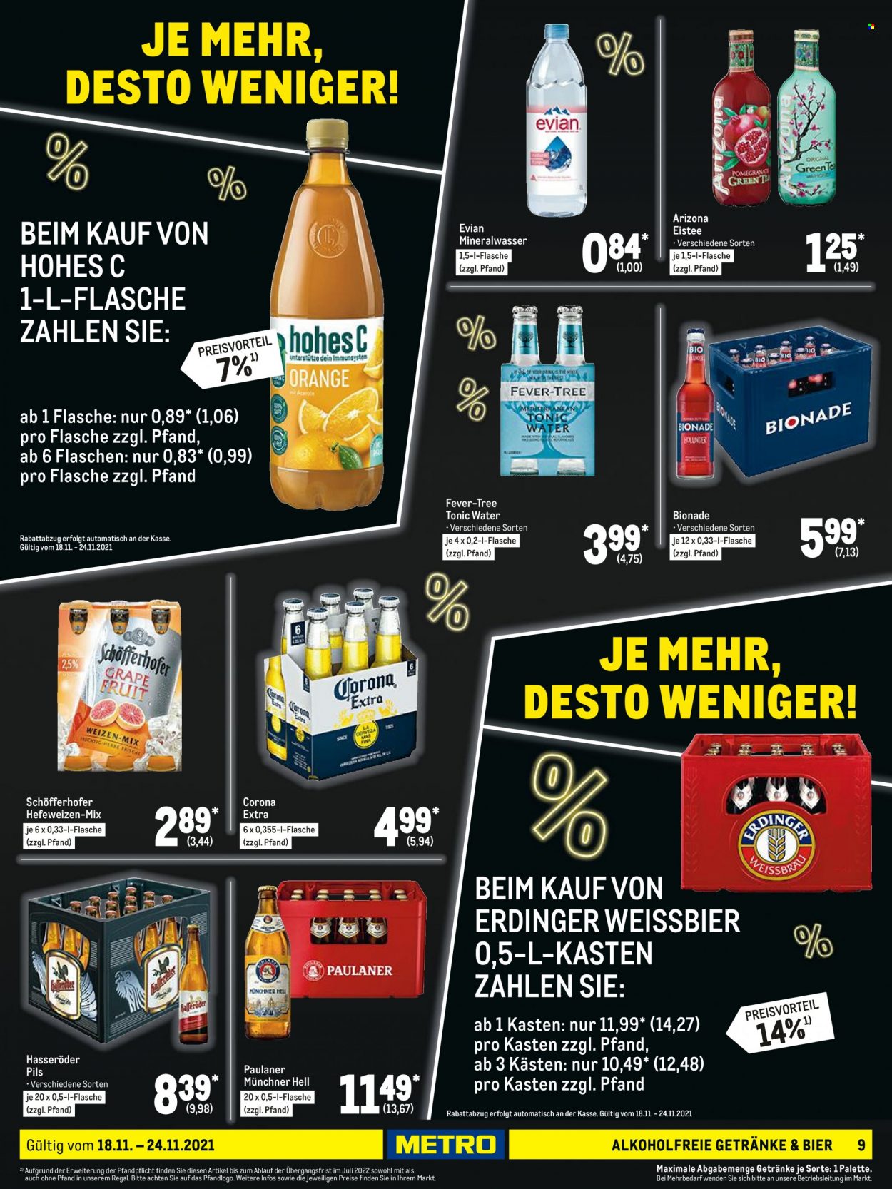 Metro Prospekte  - 18.11.2021 - 24.11.2021. Seite 9