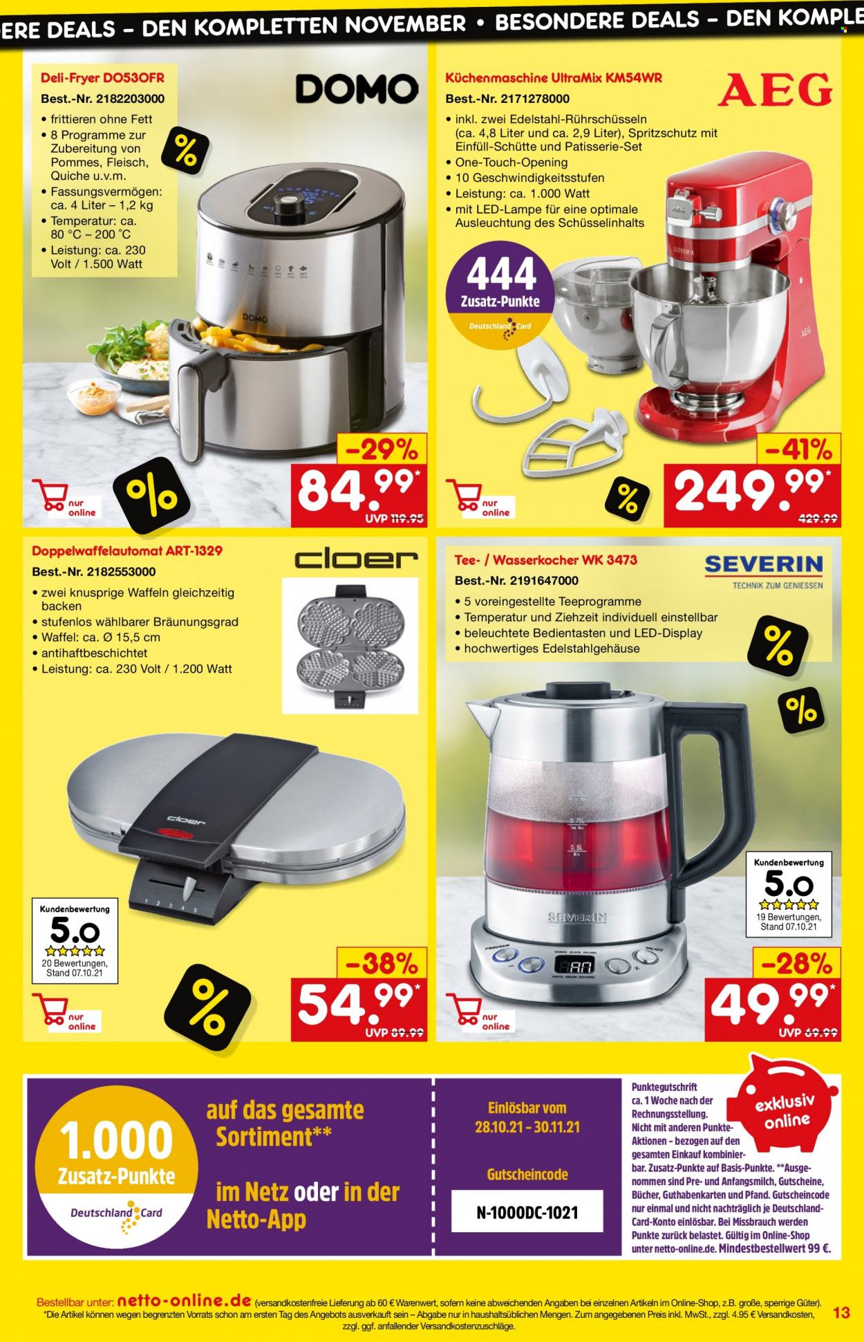Netto Marken-Discount Prospekte  - 1.11.2021 - 30.11.2021. Seite 13