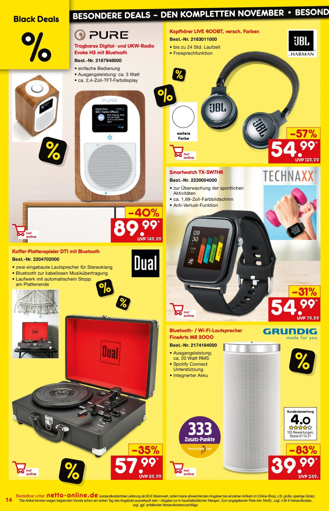 Netto Marken-Discount Prospekte  - 1.11.2021 - 30.11.2021. Seite 14
