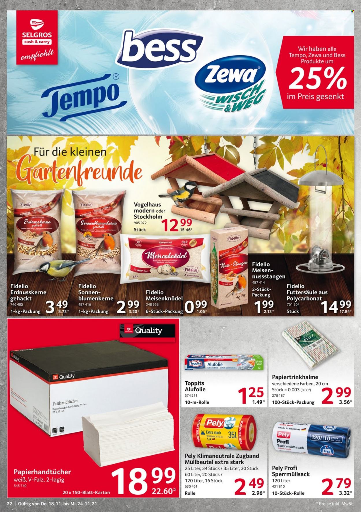 Selgros Prospekte  - 18.11.2021 - 24.11.2021. Seite 22