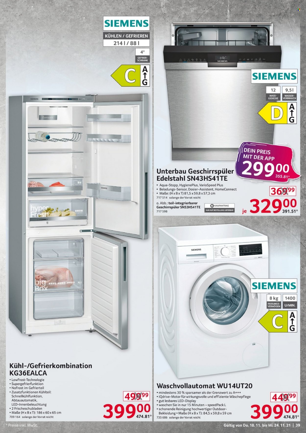 Selgros Prospekte  - 18.11.2021 - 24.11.2021. Seite 39